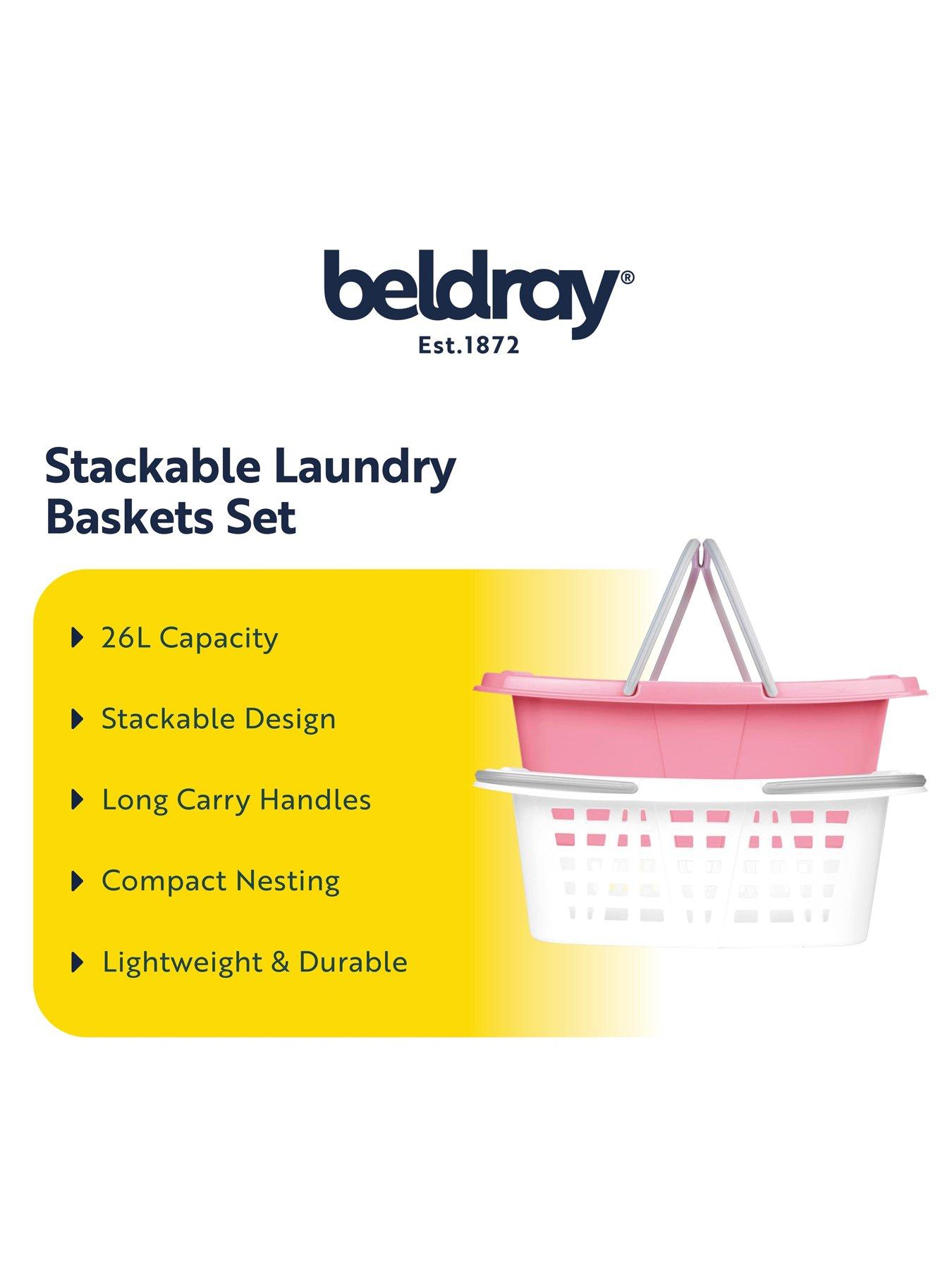 Image 2 of 4 of Beldray Set Of 2 Laundry Baskets