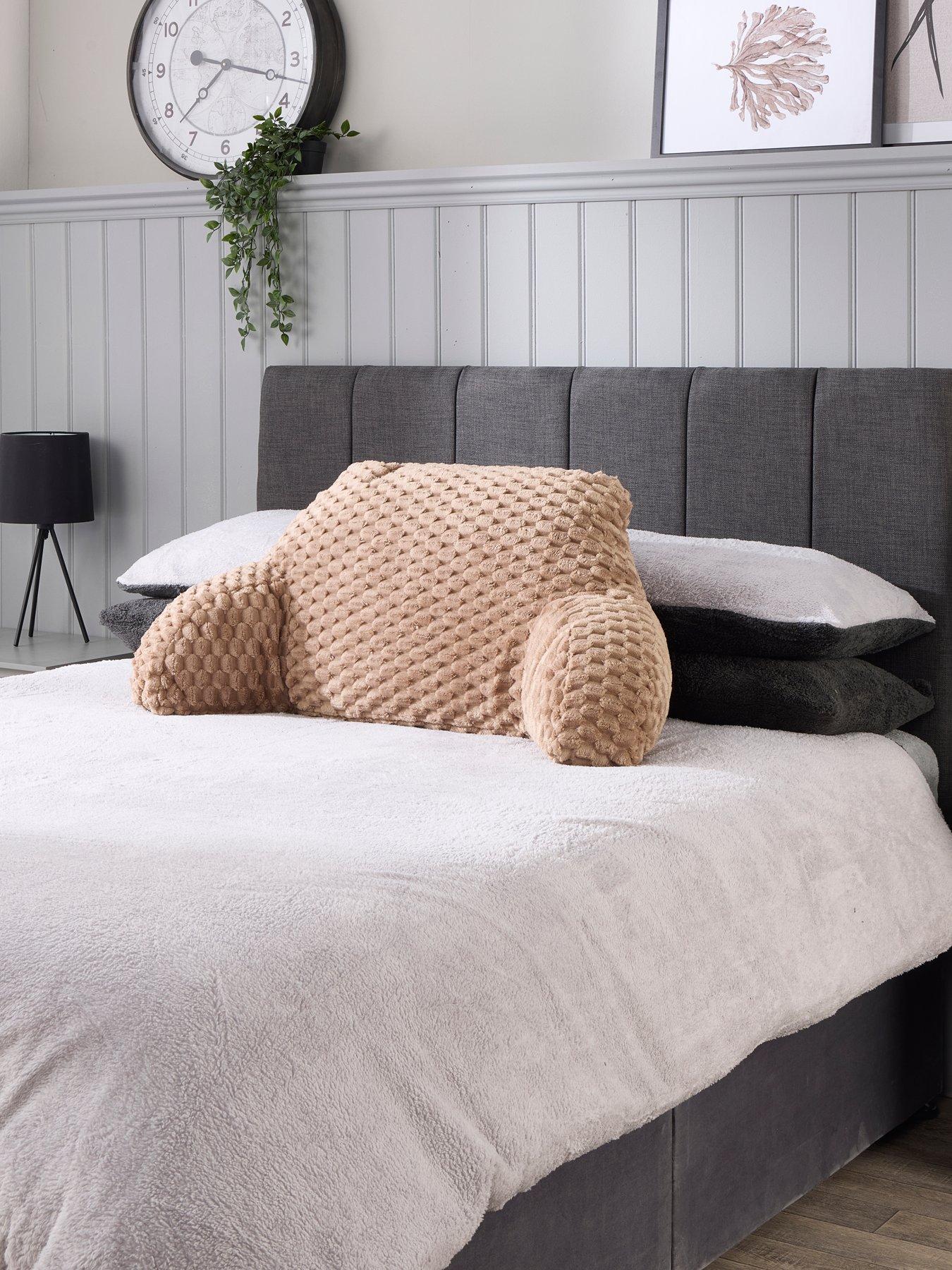 The Very Collection Waffle Cuddle Cushion - Brown