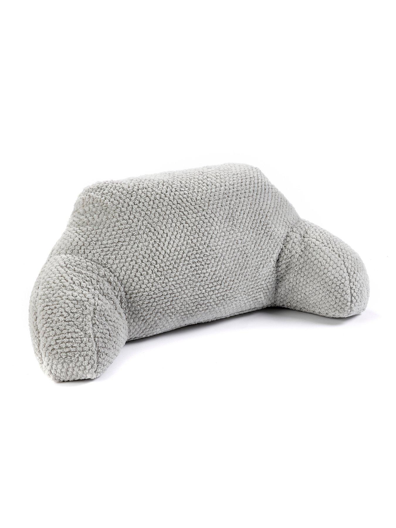  image of very-home-waffle-cuddle-cushion-grey