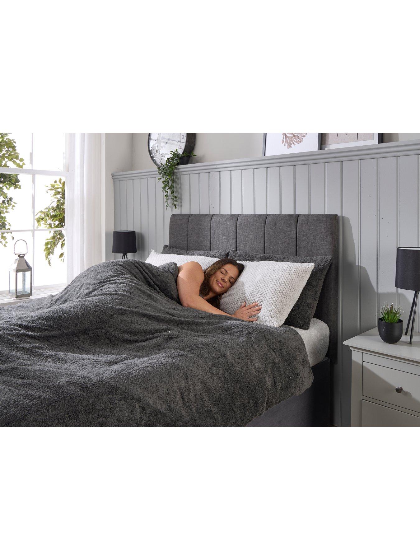 Image 5 of 7 of Very Home Grey&nbsp;Waffle Bolster&nbsp;Cushion