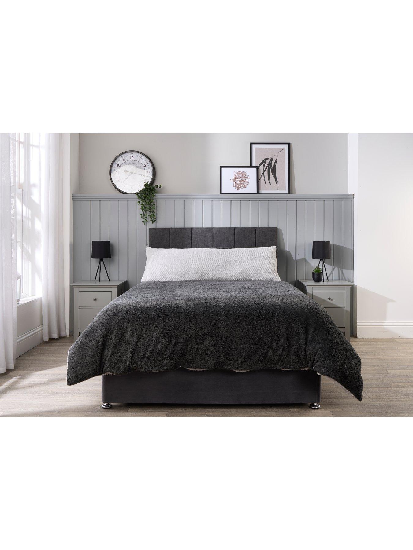 Image 7 of 7 of Very Home Grey&nbsp;Waffle Bolster&nbsp;Cushion