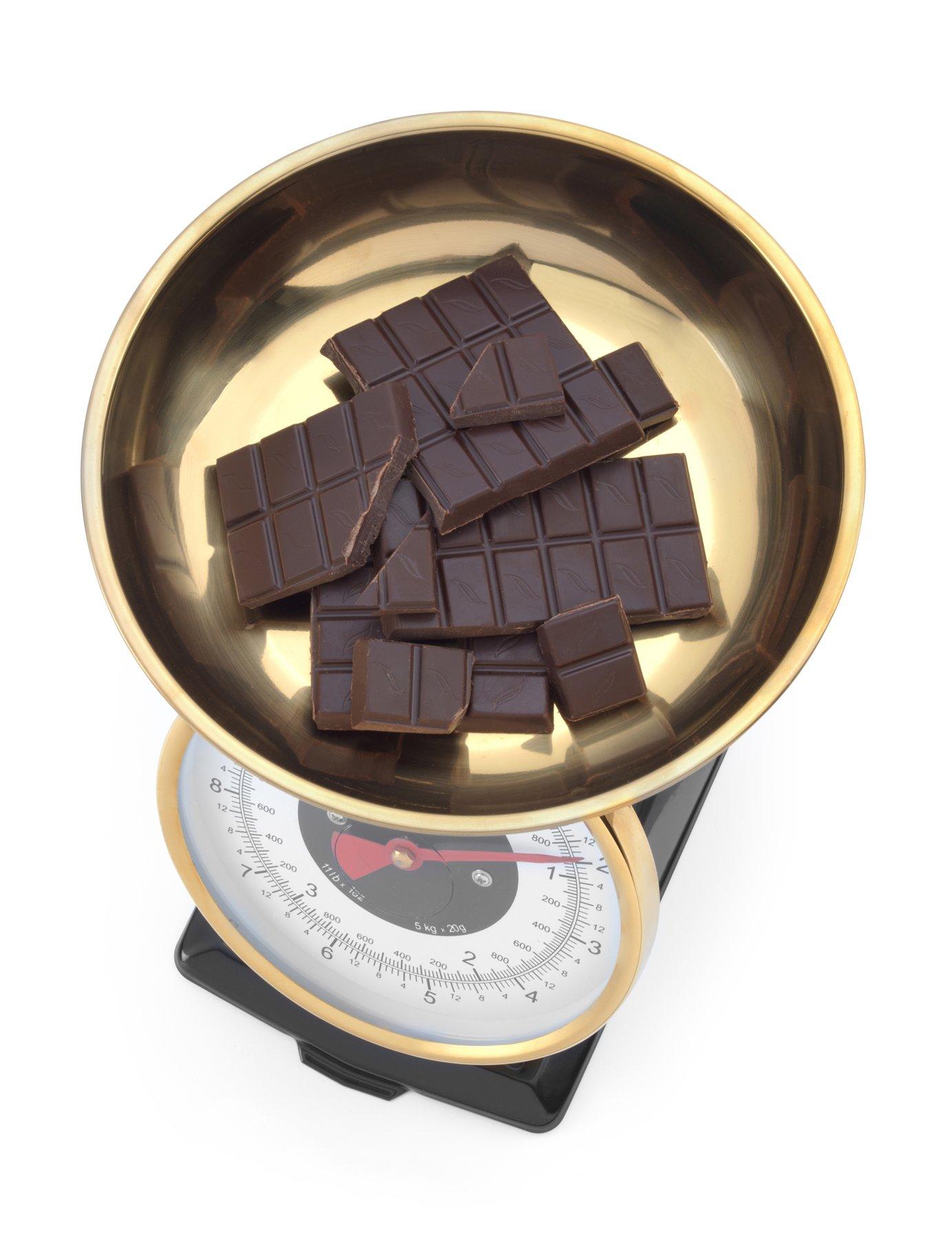  image of salter-black-amp-gold-mechanical-kitchen-scale