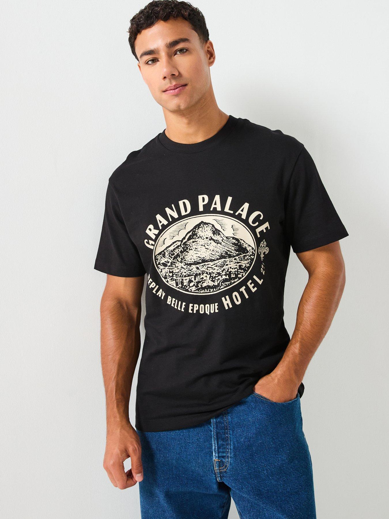 undefined St Moritz Printed T-Shirt - Black