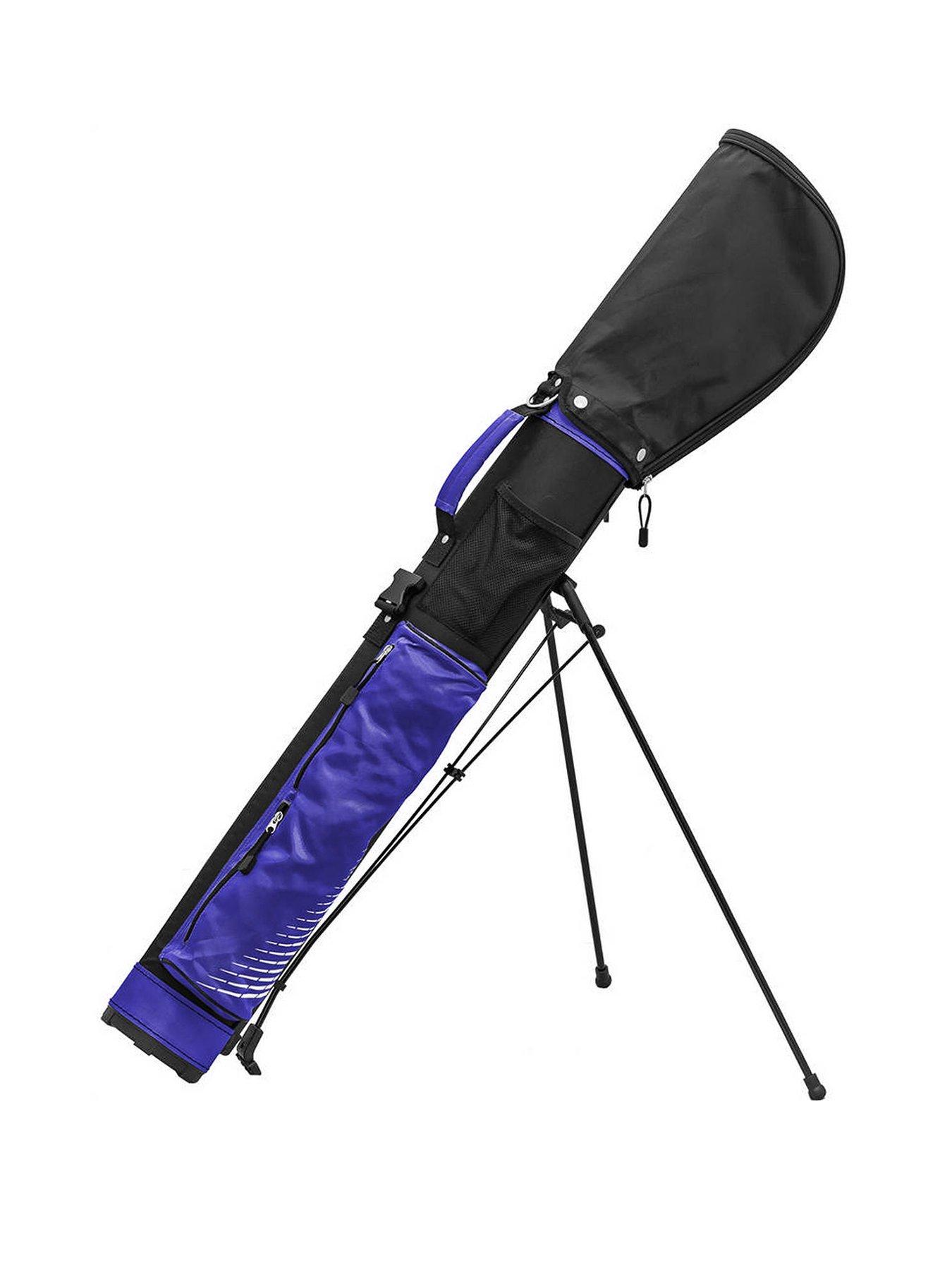 undefined Golf Travelite Stand Bag - Navy/Silver