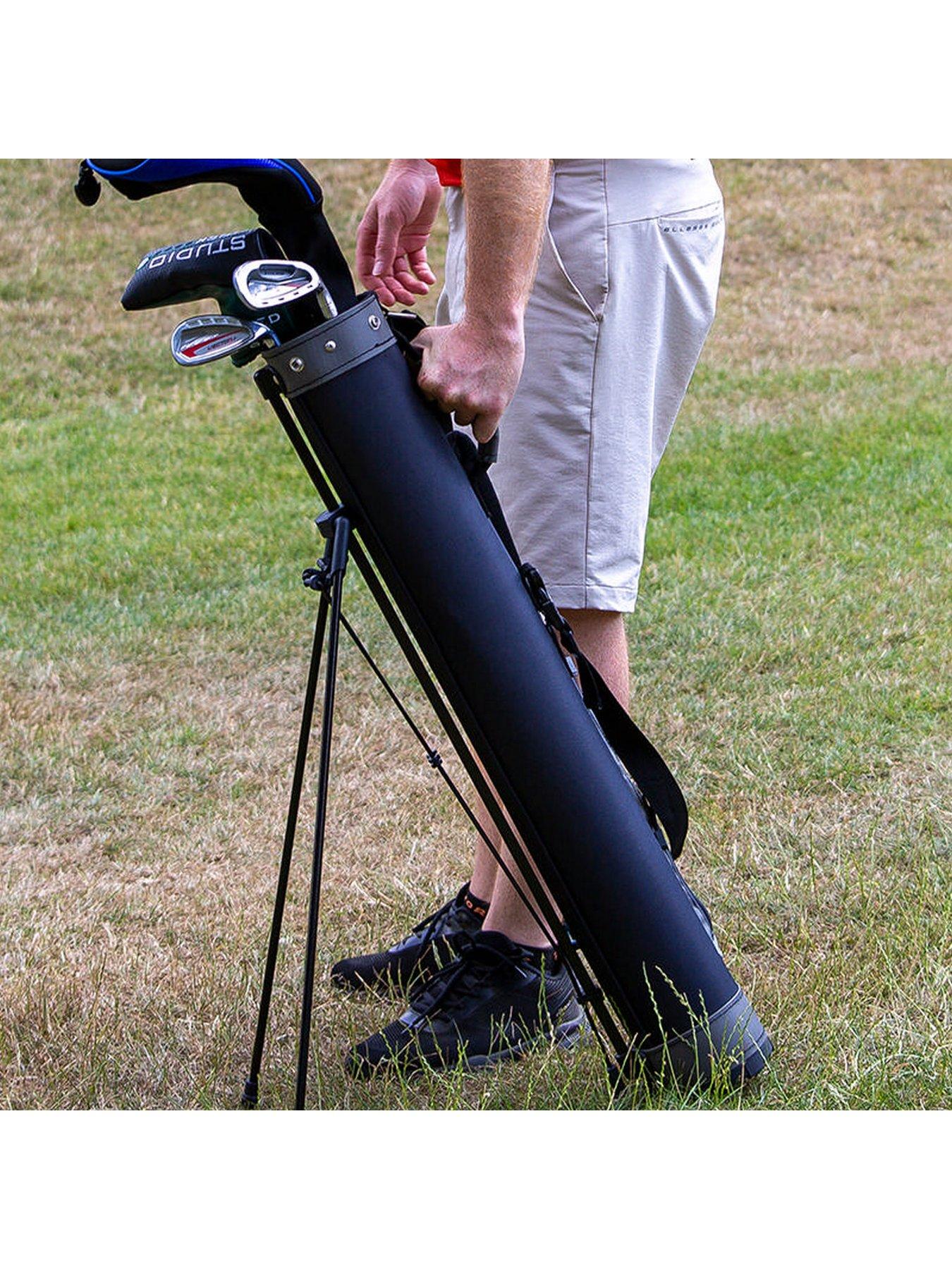 Image 7 of 8 of LONGRIDGE Golf Travelite Stand Bag -&nbsp;Navy/Silver
