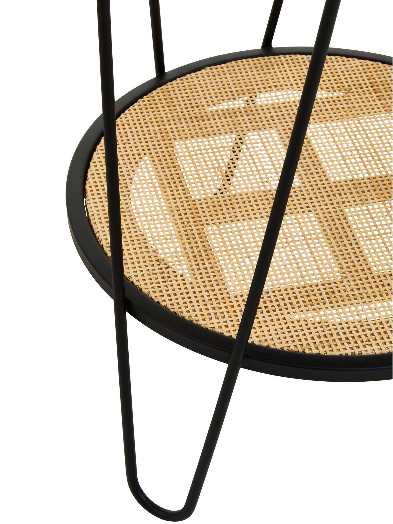  image of interiors-by-premier-depok-side-table-with-hairpin-legs