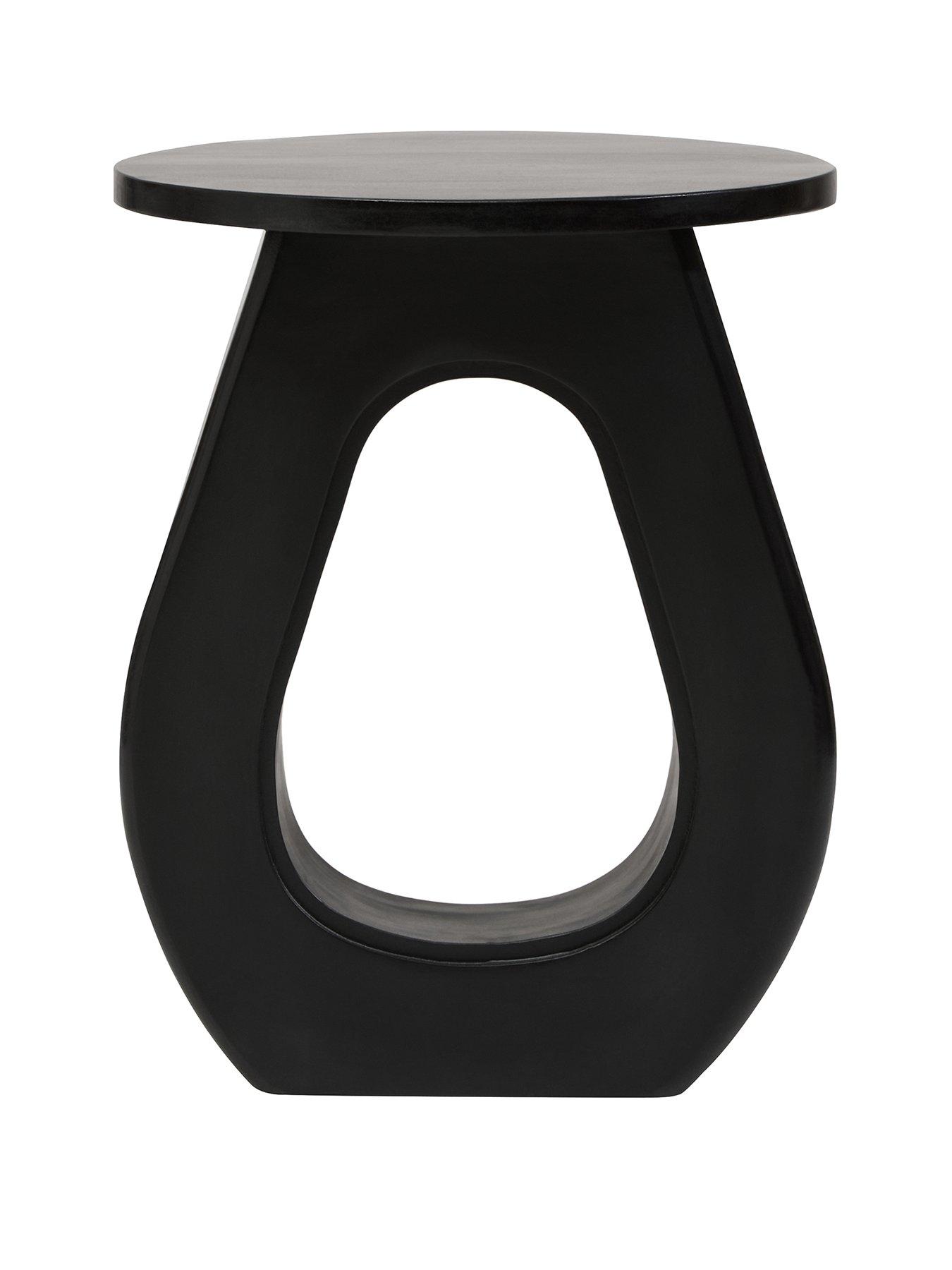  image of interiors-by-premier-walsa-mango-wood-side-table