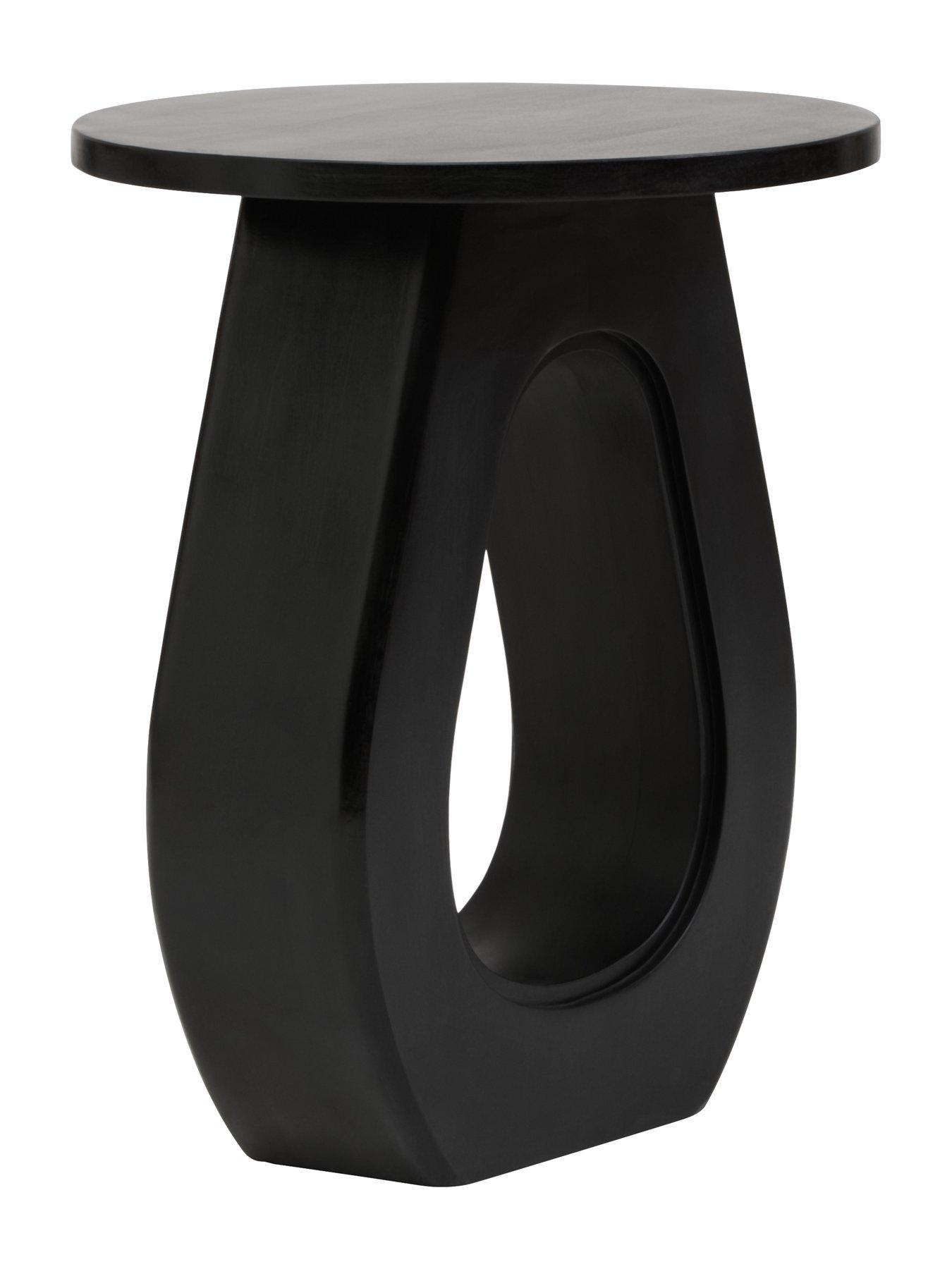  image of interiors-by-premier-walsa-mango-wood-side-table