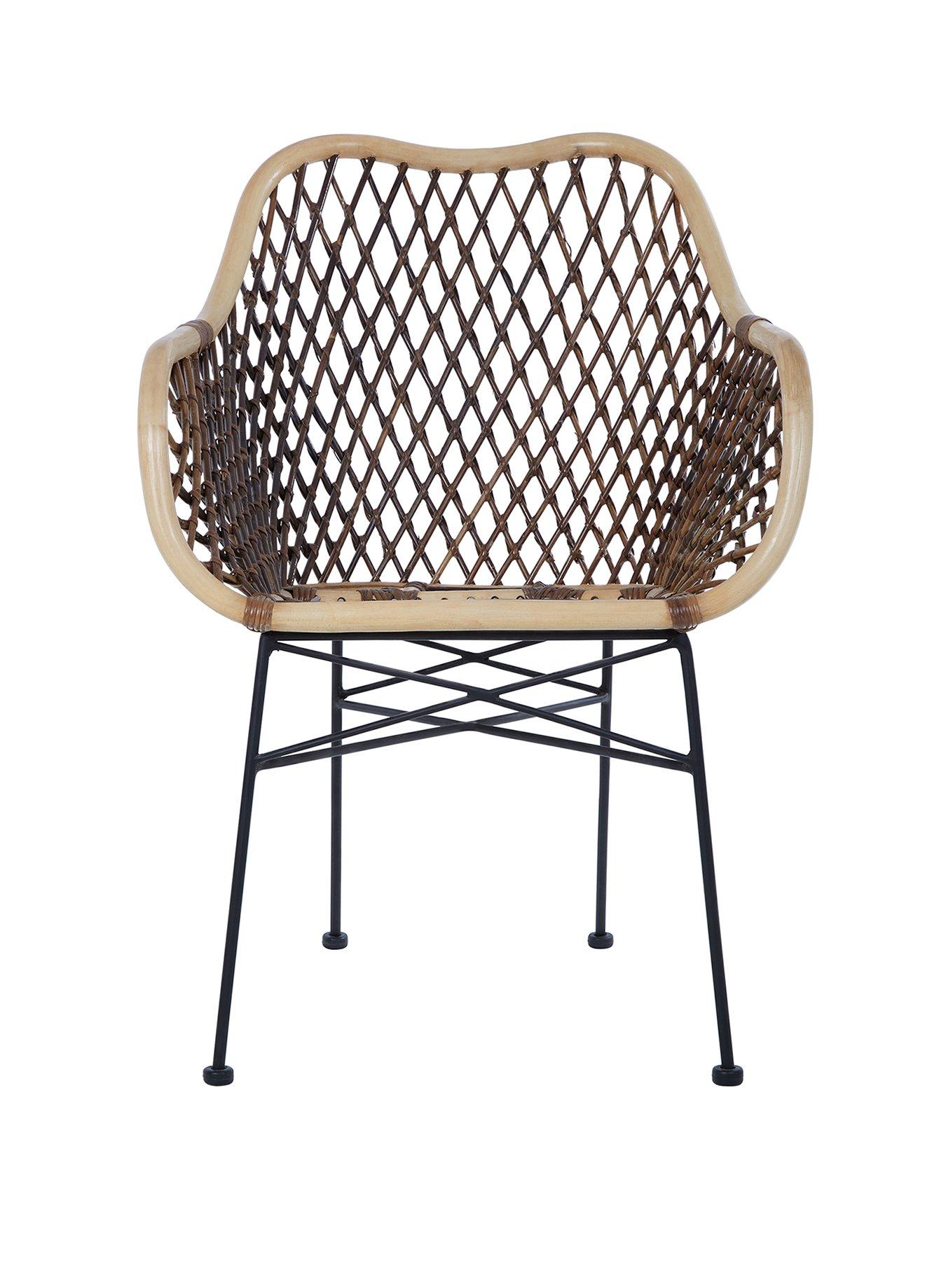 Image 2 of 7 of Premier Housewares Manado Rattan Accent Chair