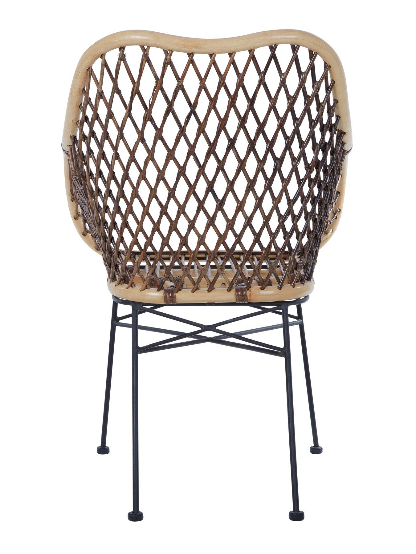 Image 6 of 7 of Premier Housewares Manado Rattan Accent Chair