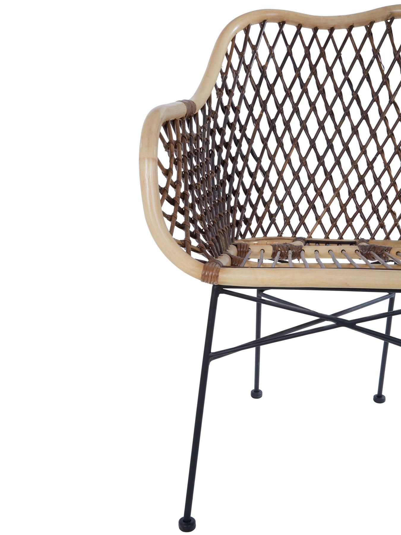 Image 7 of 7 of Premier Housewares Manado Rattan Accent Chair