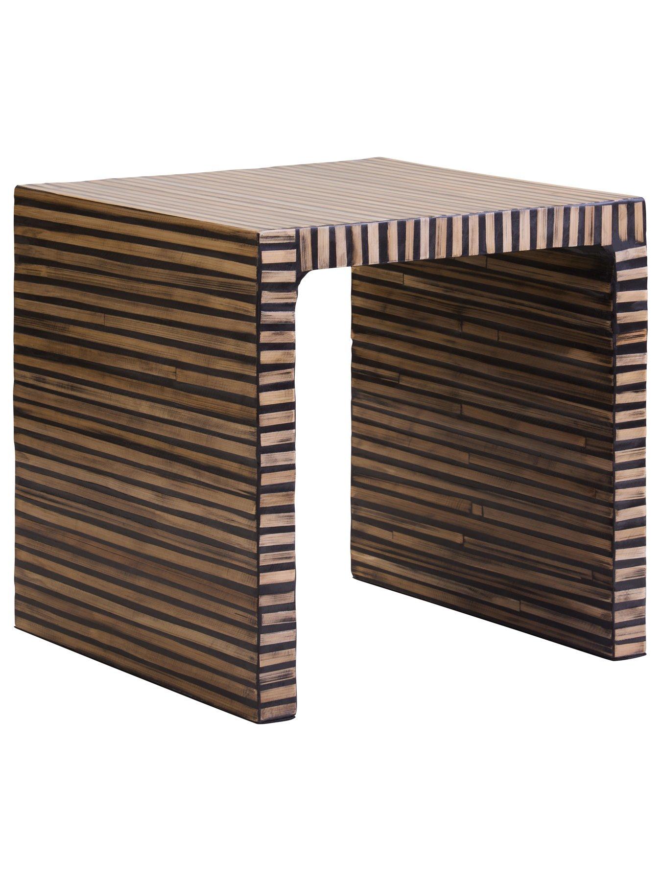  image of interiors-by-premier-bambusa-bamboo-side-table