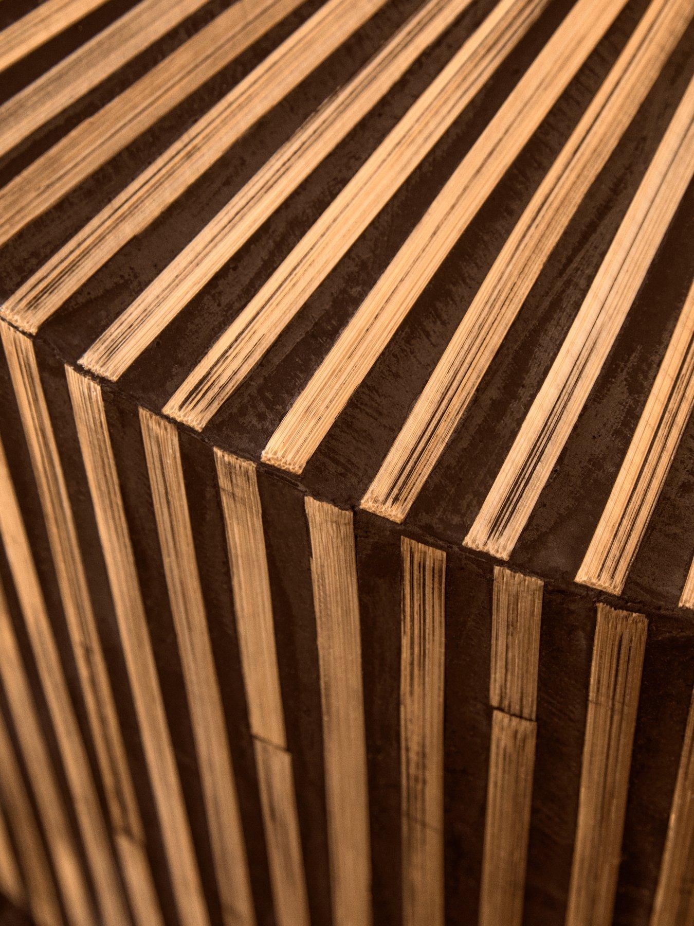  image of interiors-by-premier-bambusa-bamboo-round-coffee-table