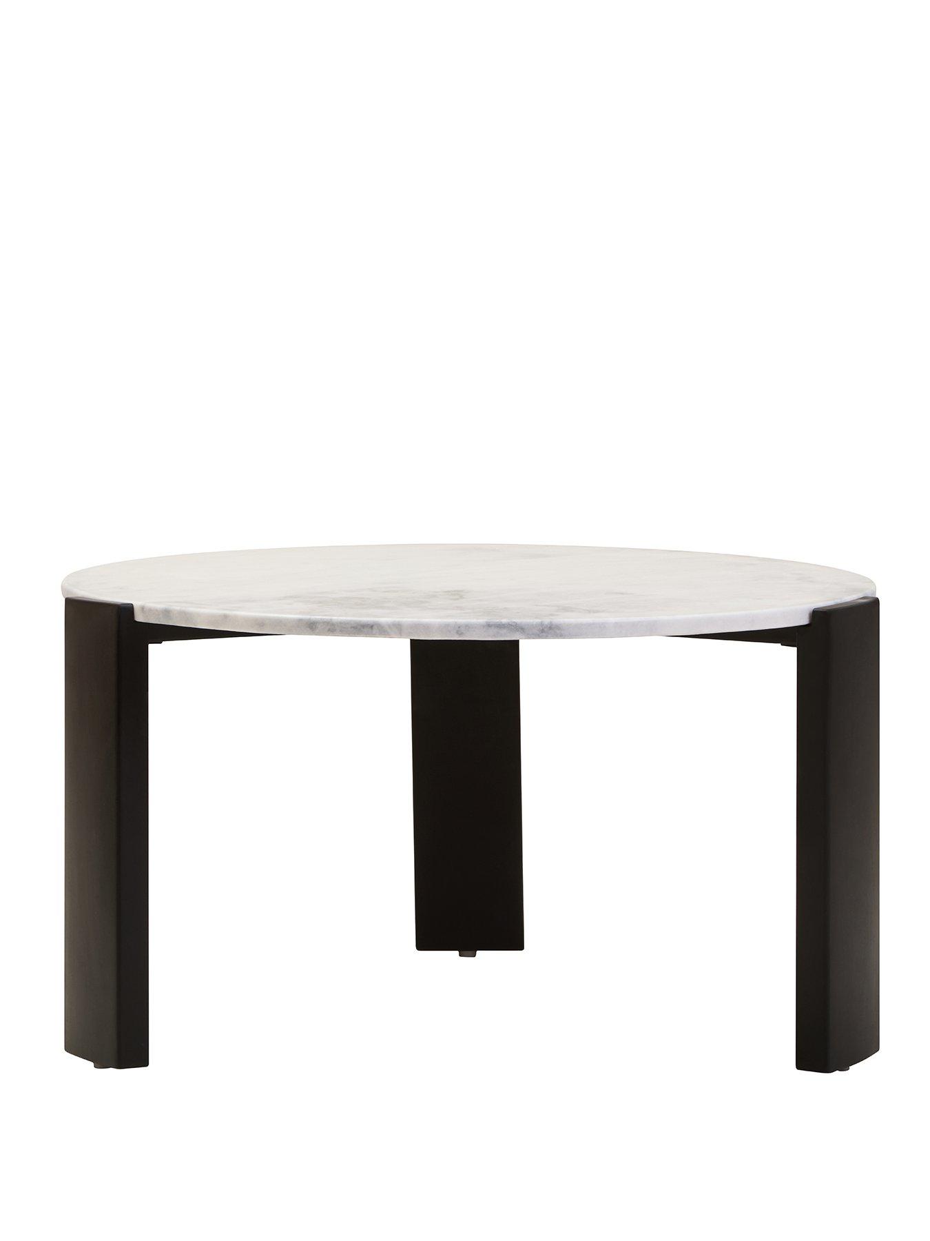  image of interiors-by-premier-palermo-marble-top-coffee-table