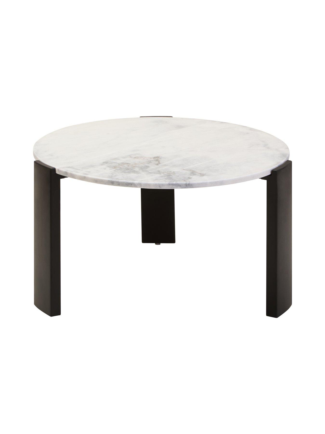  image of interiors-by-premier-palermo-marble-top-coffee-table