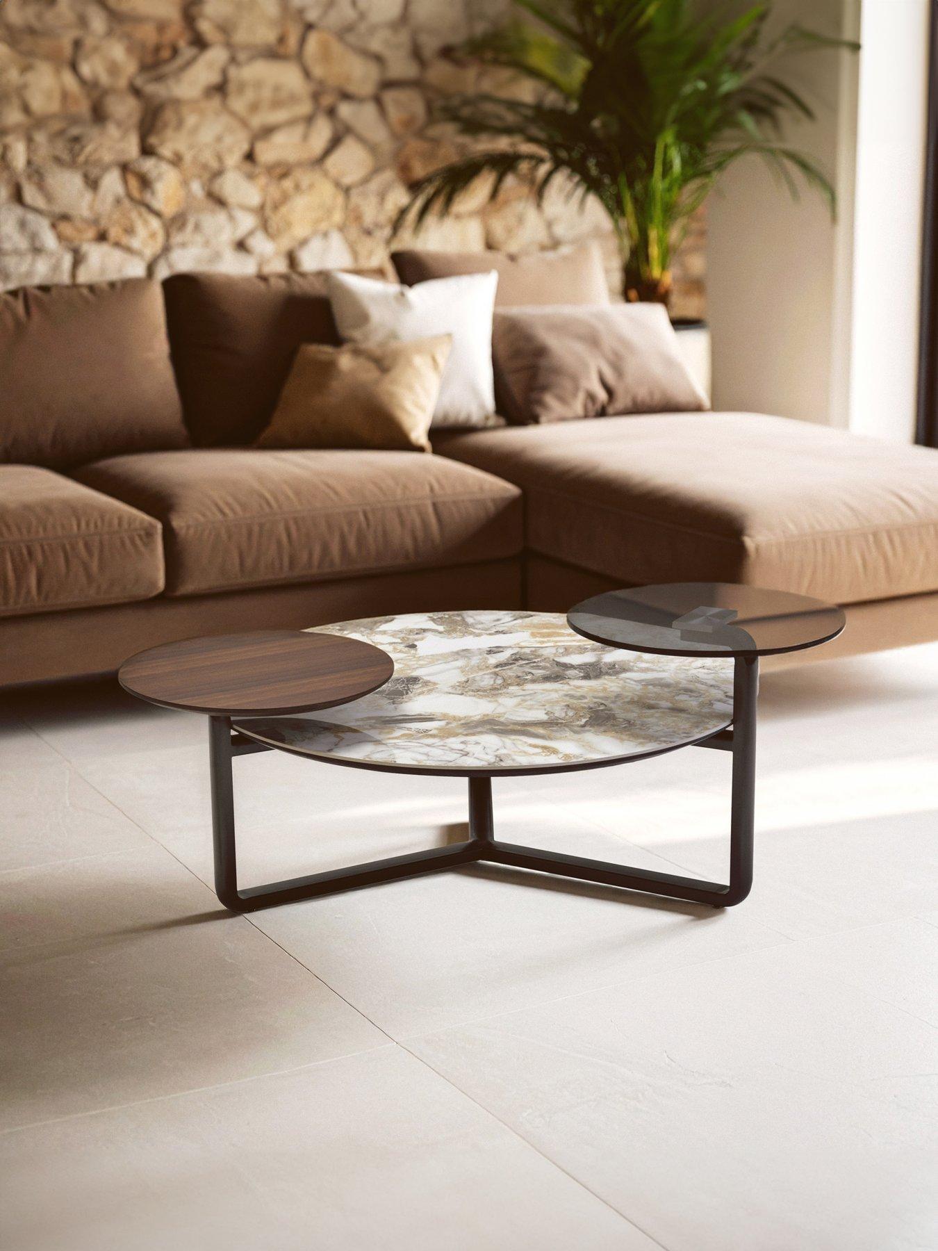  image of interiors-by-premier-imperia-3-tier-coffee-table