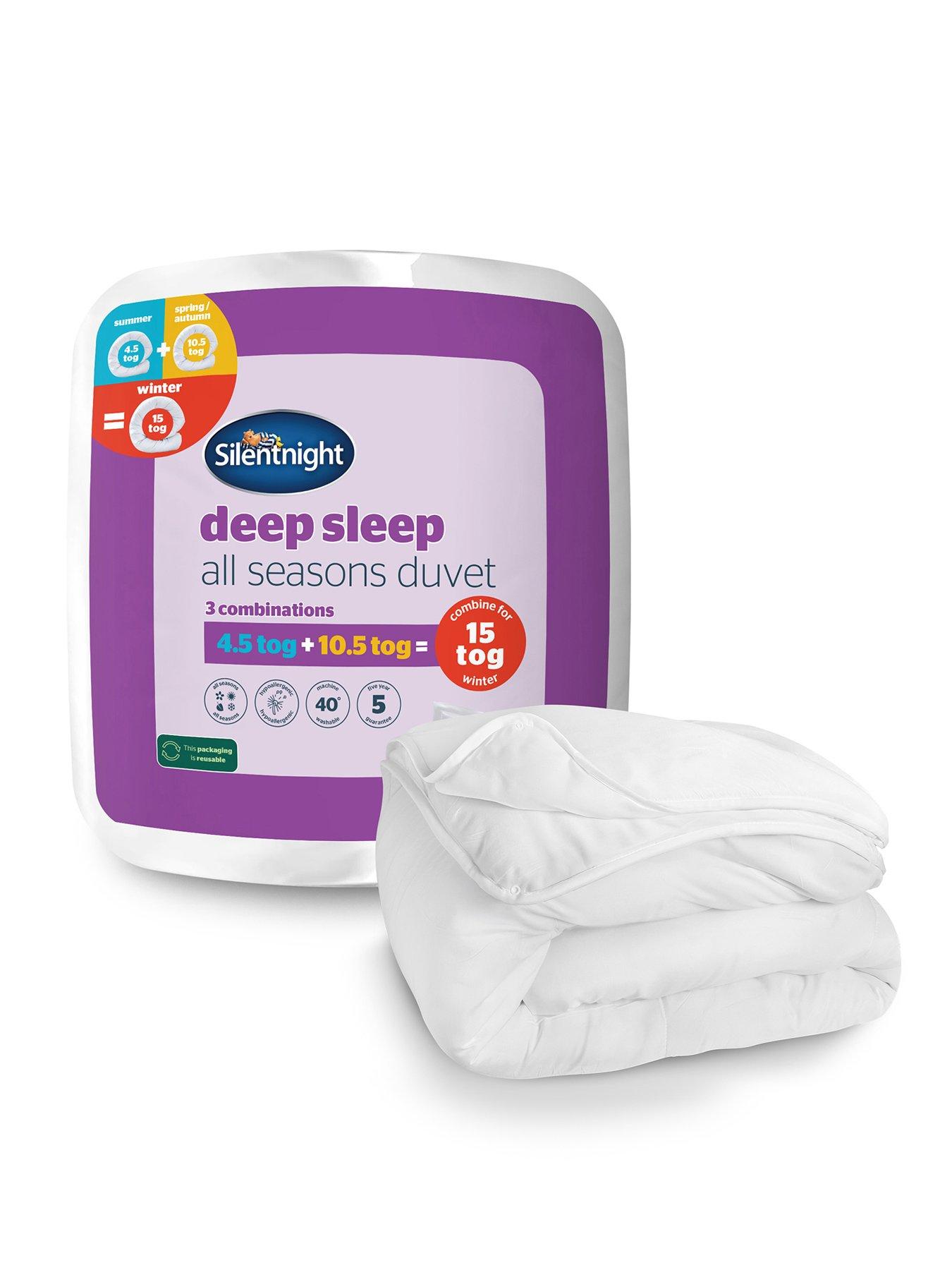 undefined Silentnight Deep Sleep All Seasons Duvet - 10.5 + 4.5 Tog - Single