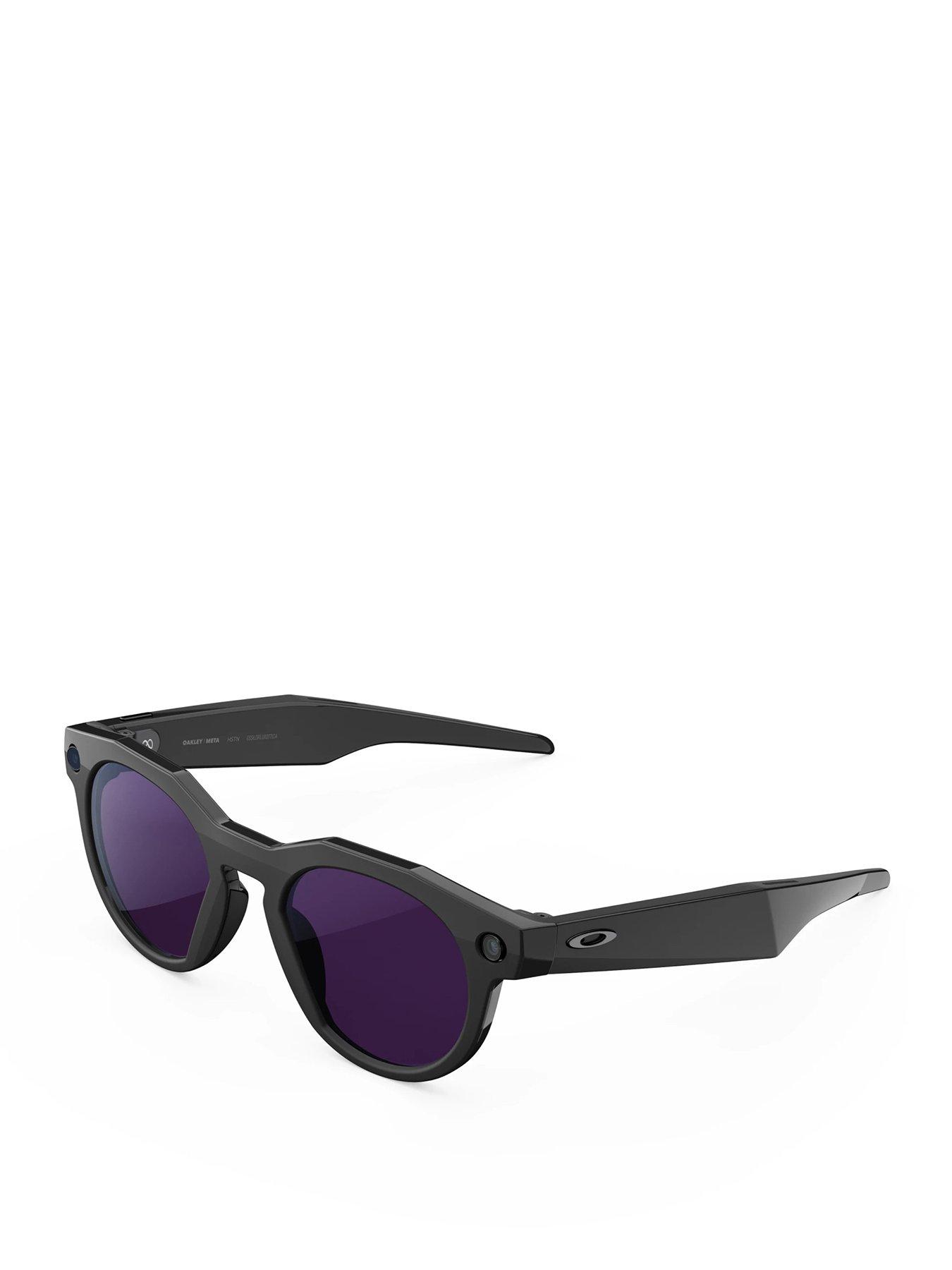Oakley Meta HSTN - with Meta AI, Audio, Photo, Video Compatibility - Black, Clear to Amethyst Transitions®