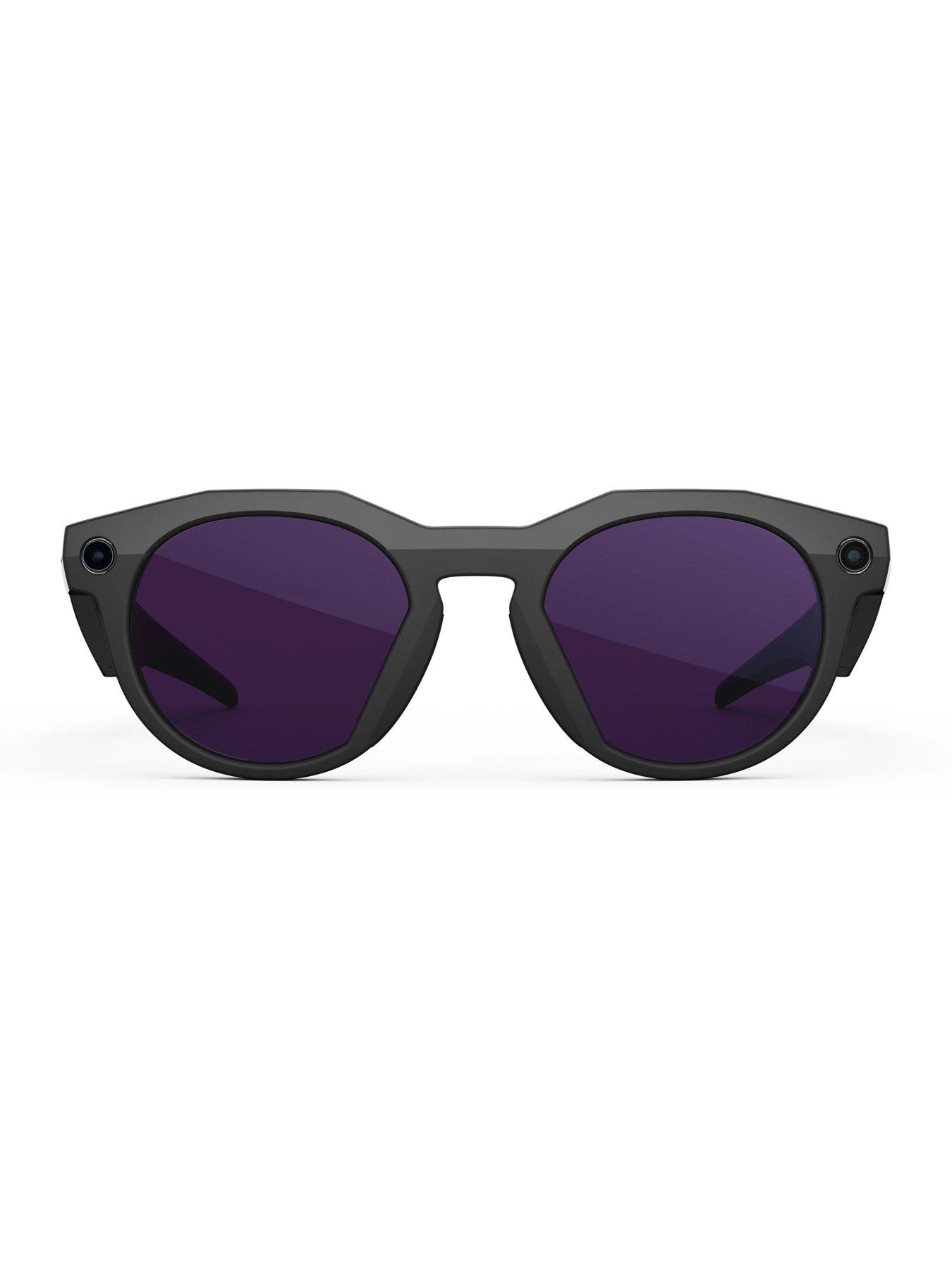Image 2 of 8 of Oakley Meta HSTN - with Meta AI, Audio, Photo, Video Compatibility - Black, Clear to Amethyst Transitions<sup>&reg;</sup>