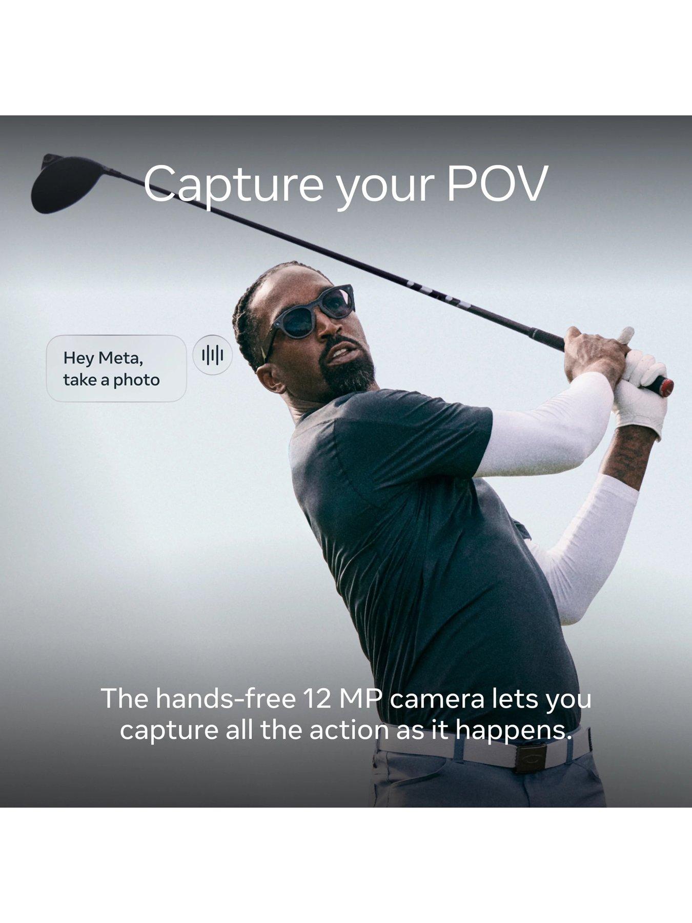 Image 5 of 8 of Oakley Meta HSTN - with Meta AI, Audio, Photo, Video Compatibility - Black, Clear to Amethyst Transitions<sup>&reg;</sup>