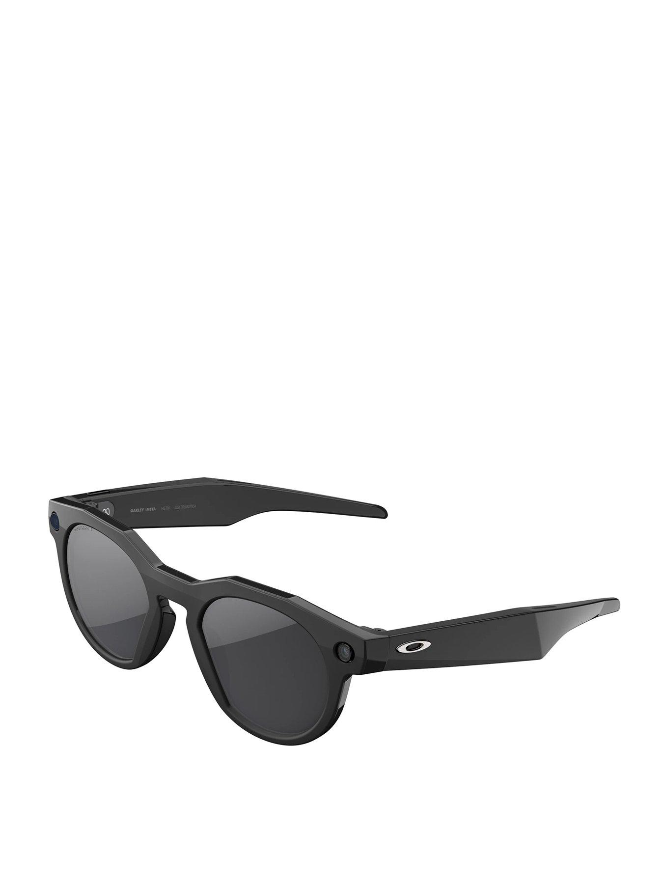 Oakley Meta HSTN - with Meta AI, Audio, Photo, Video Compatibility - Black, Prizm™ Black Polarized