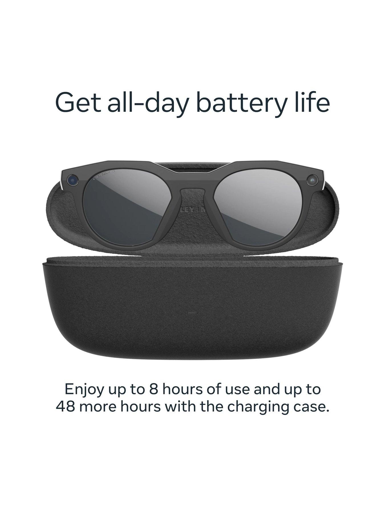 Image 7 of 8 of Oakley Meta HSTN - with Meta AI, Audio, Photo, Video Compatibility - Black, Prizm&trade; Black Polarized