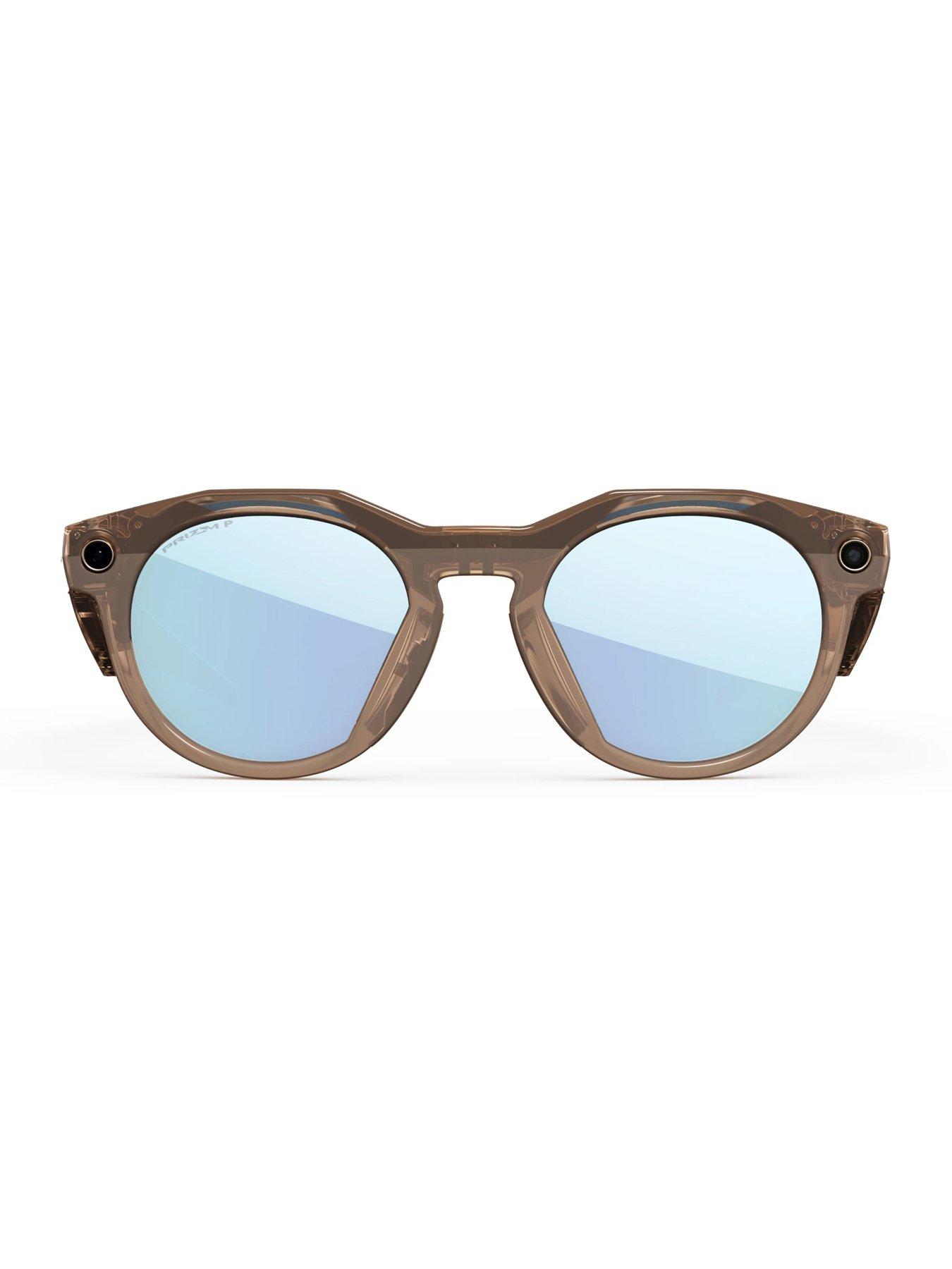 Image 2 of 8 of Oakley Meta HSTN - with Meta AI, Audio, Photo, Video Compatibility - Brown Smoke, Prizm&trade; Deep Water Polarized