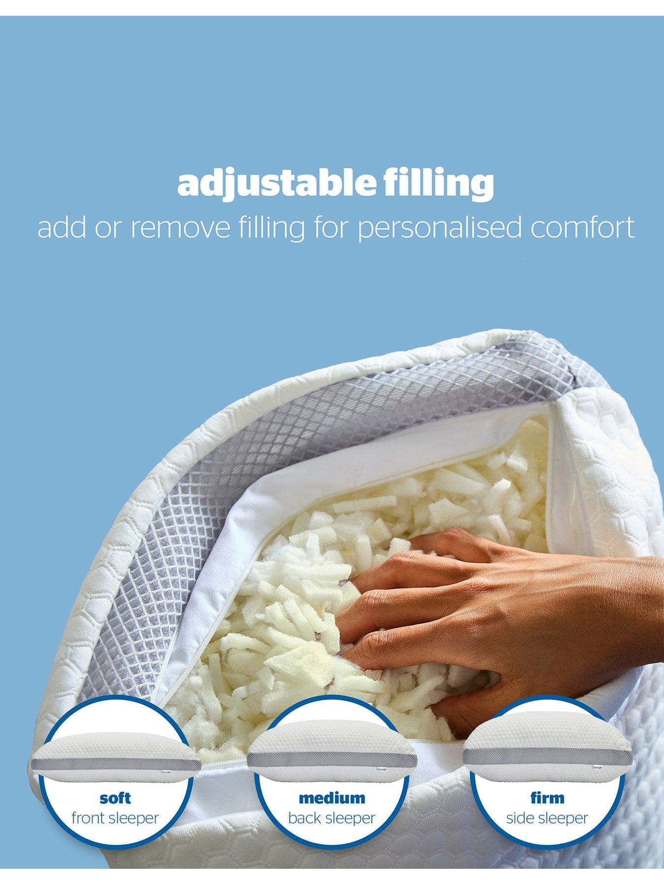 Image 3 of 7 of Silentnight Adjustable Memory Foam Crumb Pillow