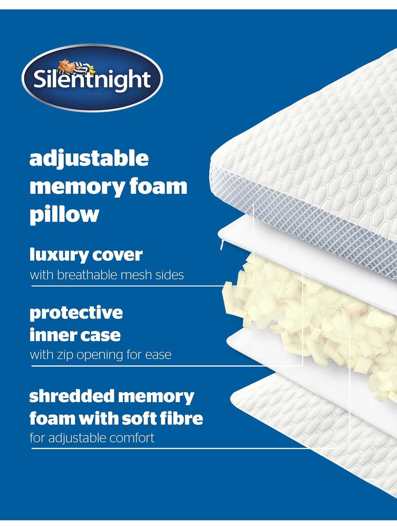 Image 4 of 7 of Silentnight Adjustable Memory Foam Crumb Pillow