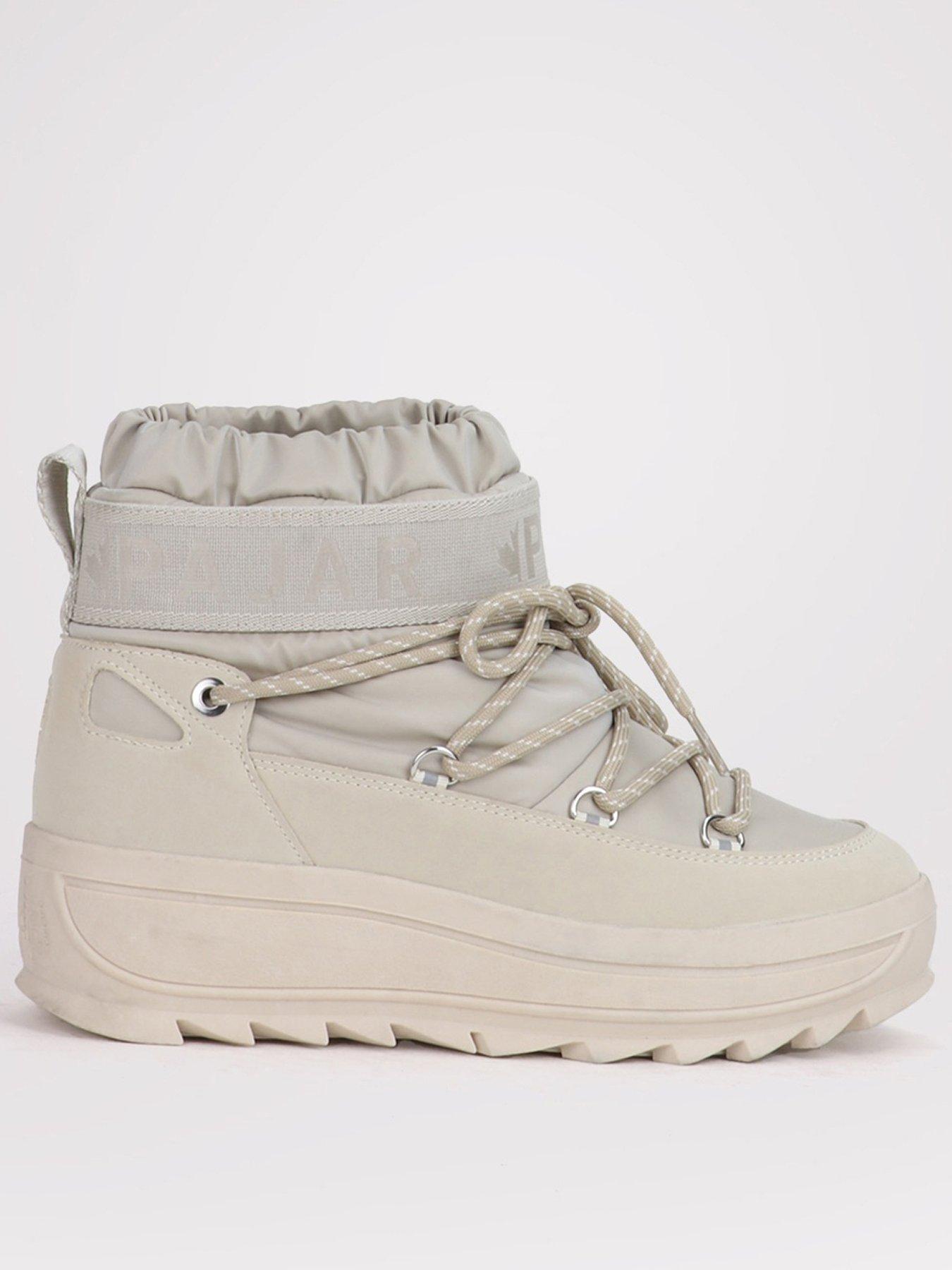 front image of pajar-galaxy-mini-snow-boot-chalk