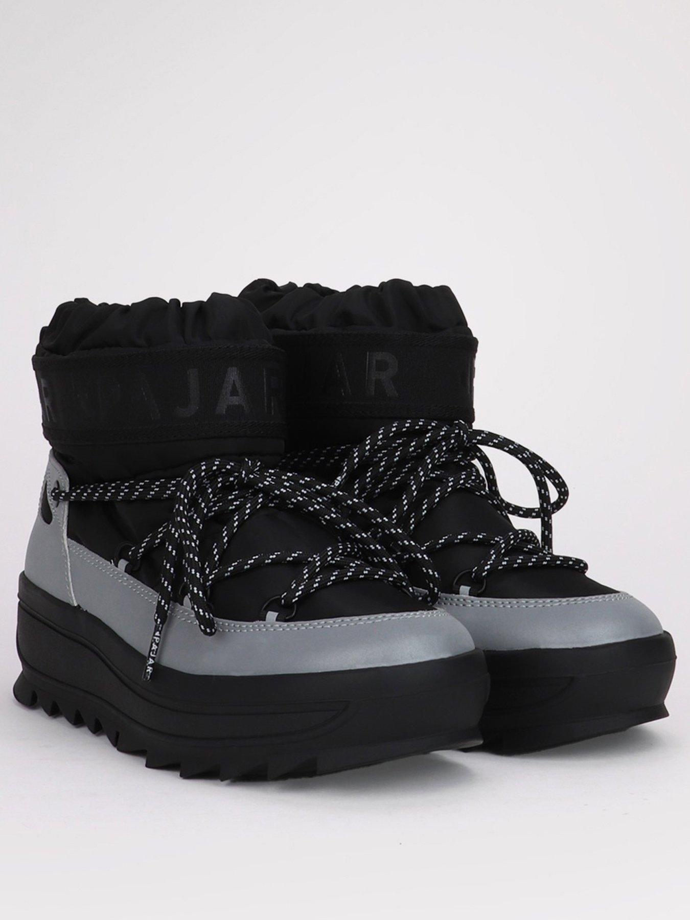 stillFront image of pajar-galaxy-mini-snow-boot-blacksilver