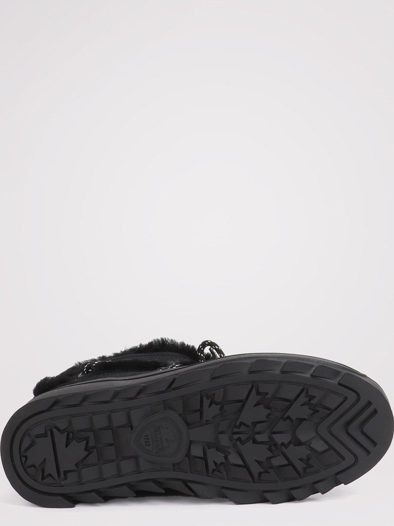  image of pajar-galaxy-mini-fur-snow-boot-black