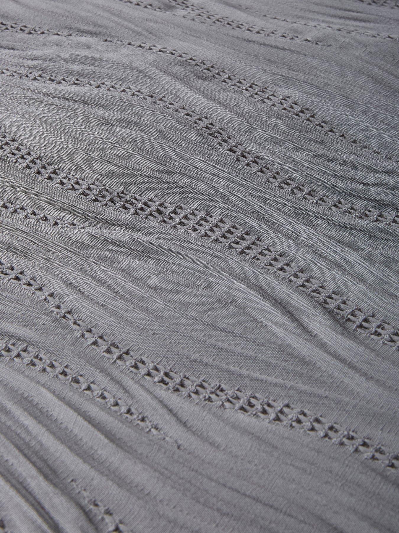 Image 5 of 5 of The Very Collection Textured Wave Jacquard Duvet Set