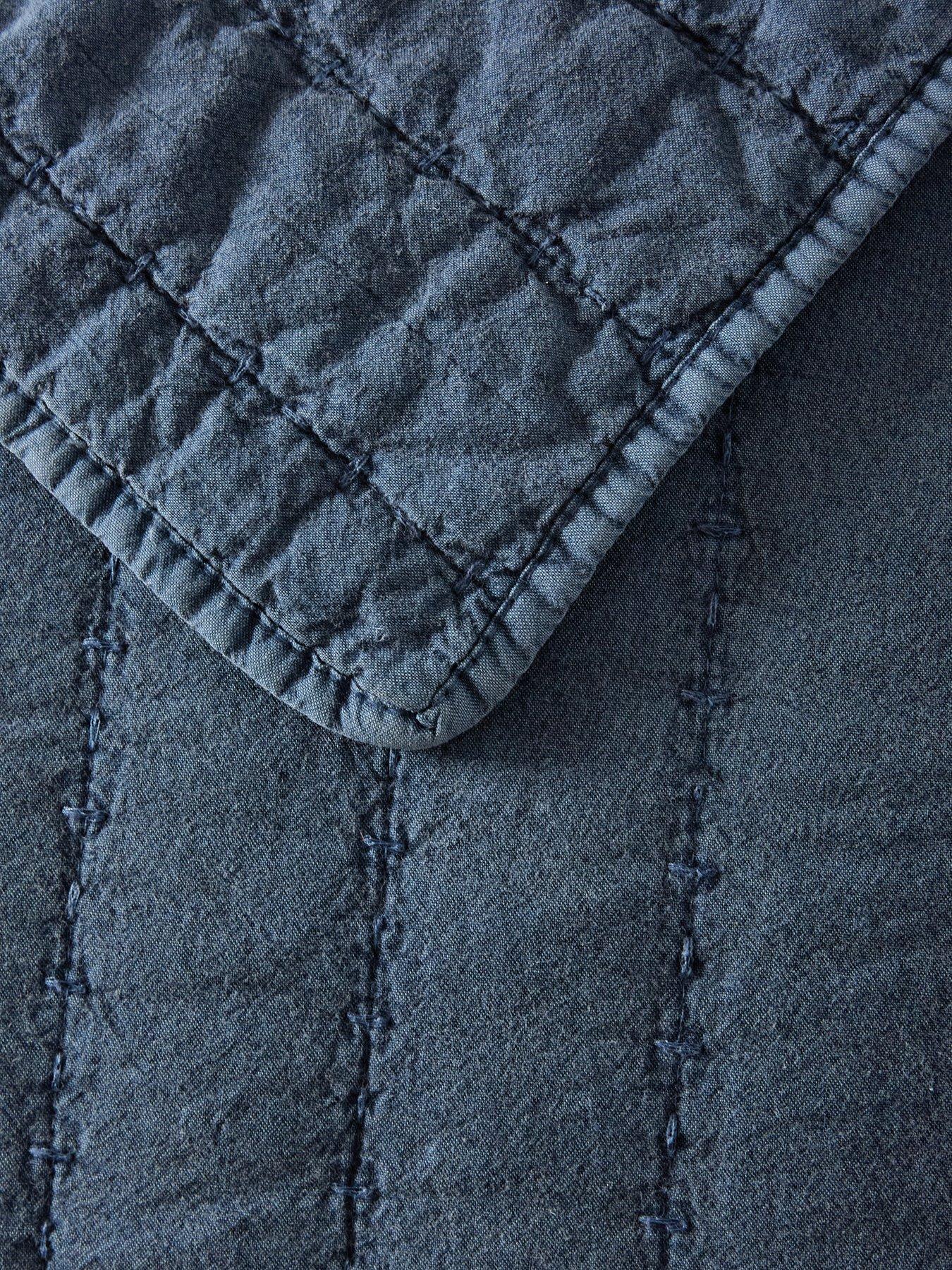 Image 5 of 5 of The Very Collection Cotton Quilted Stripe Bedspread 200x220cm