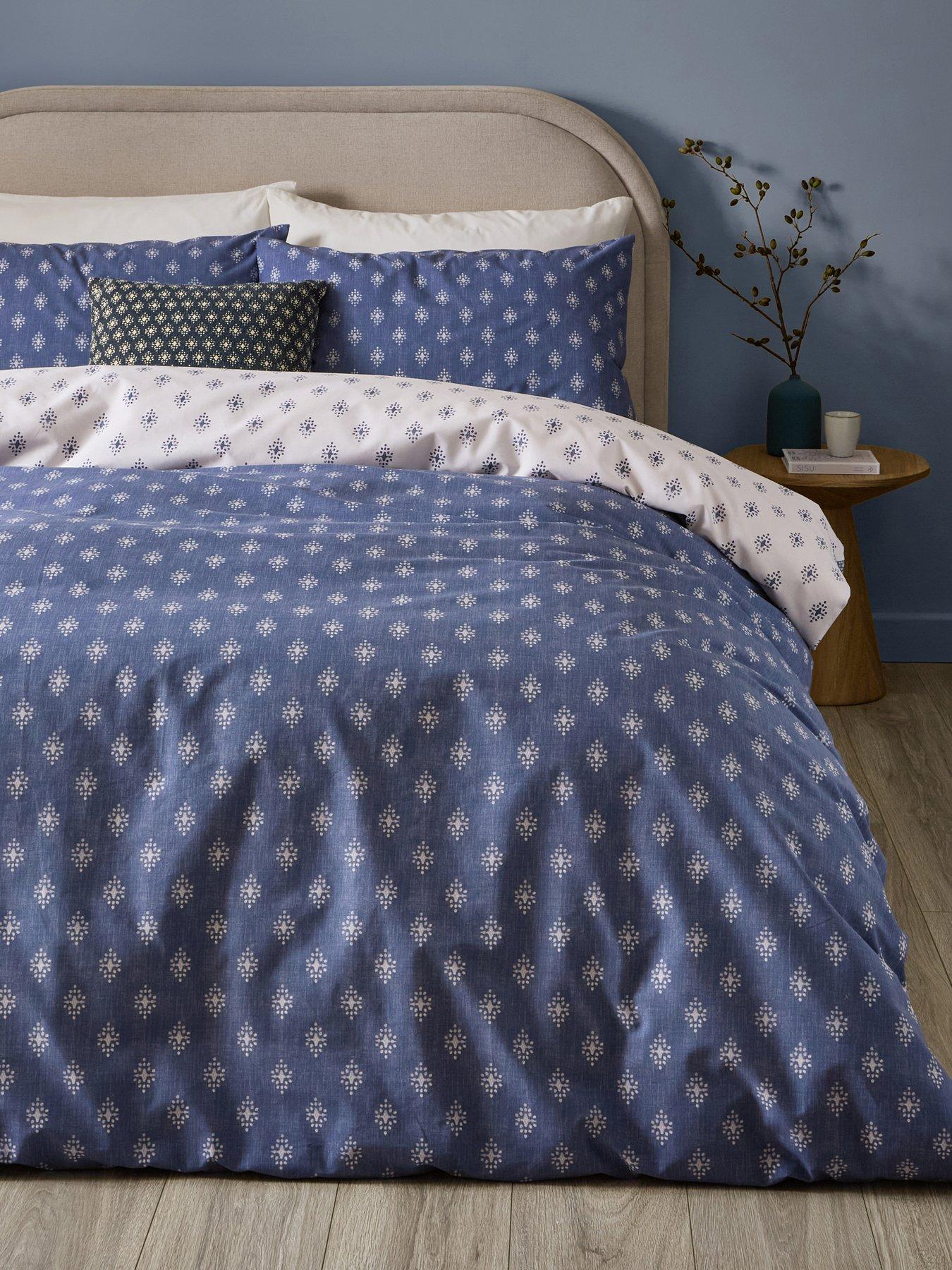 The Very Collection Zen Block Print Duvet Set