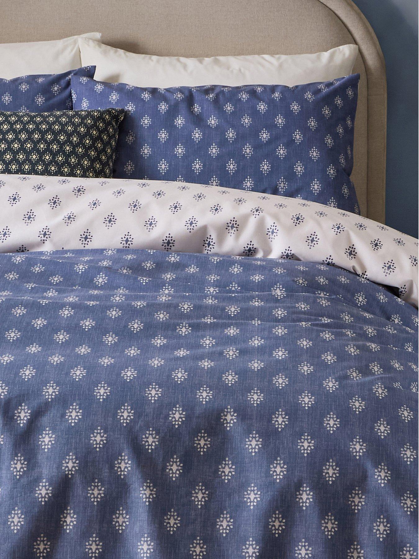 Image 5 of 5 of The Very Collection Zen Block Print Duvet Set