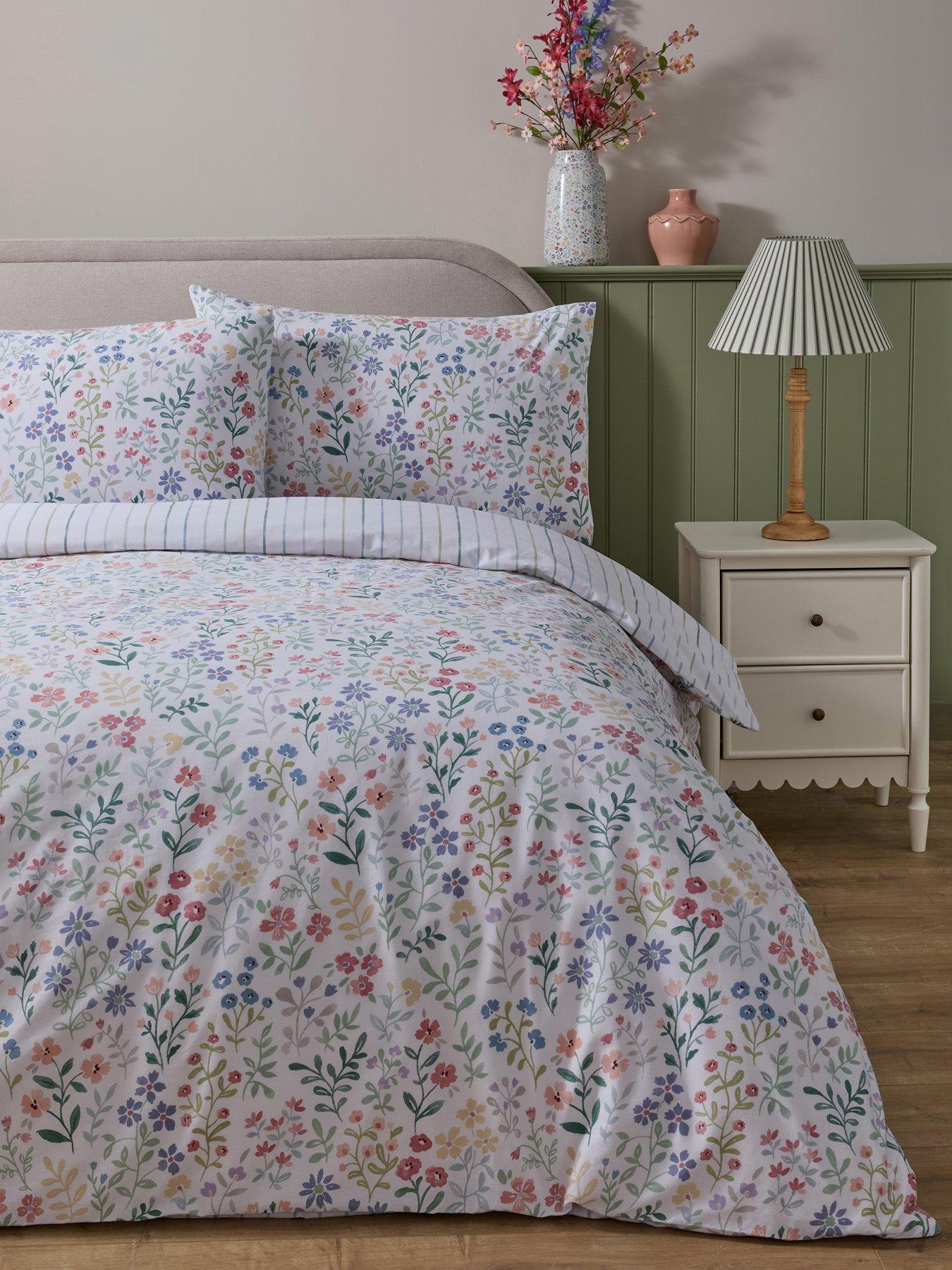 Image 1 of 6 of The Very Collection Spring Floral Printed Duvet Set
