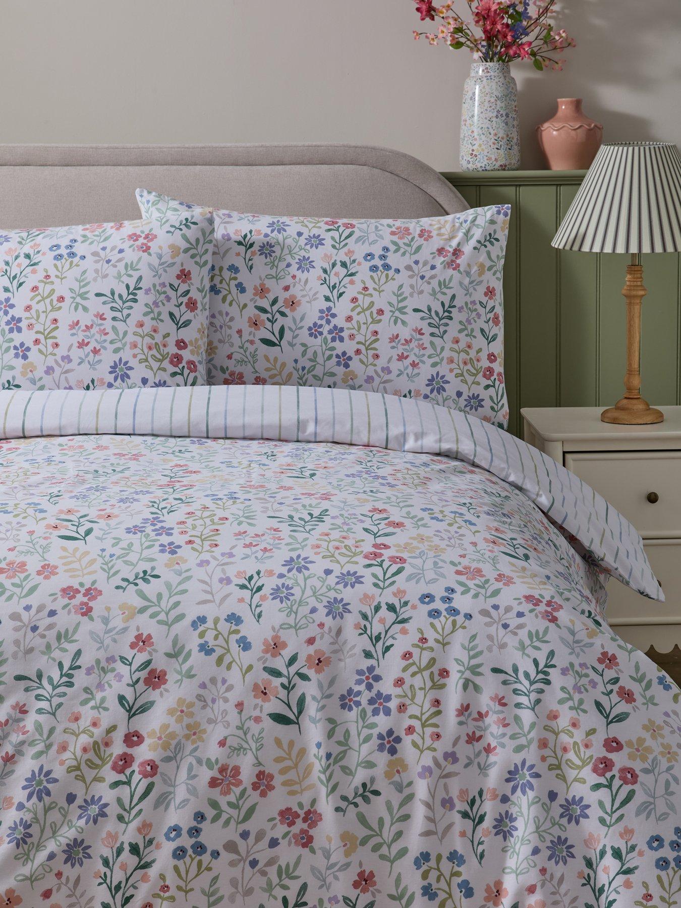 Image 3 of 6 of The Very Collection Spring Floral Printed Duvet Set