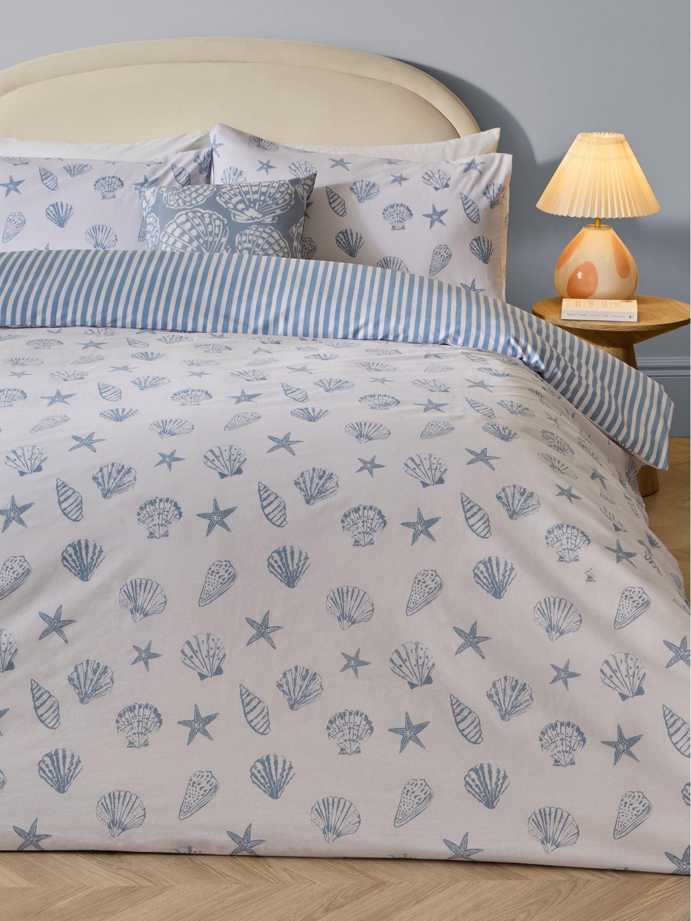 The Very Collection Shells Printed Duvet Set