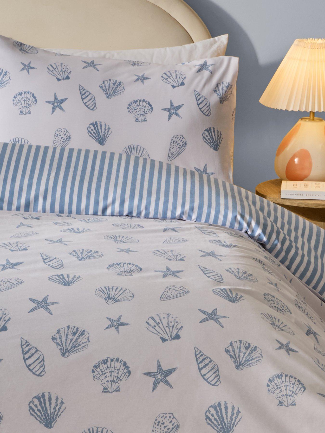  image of the-very-collection-shells-printed-duvet-set