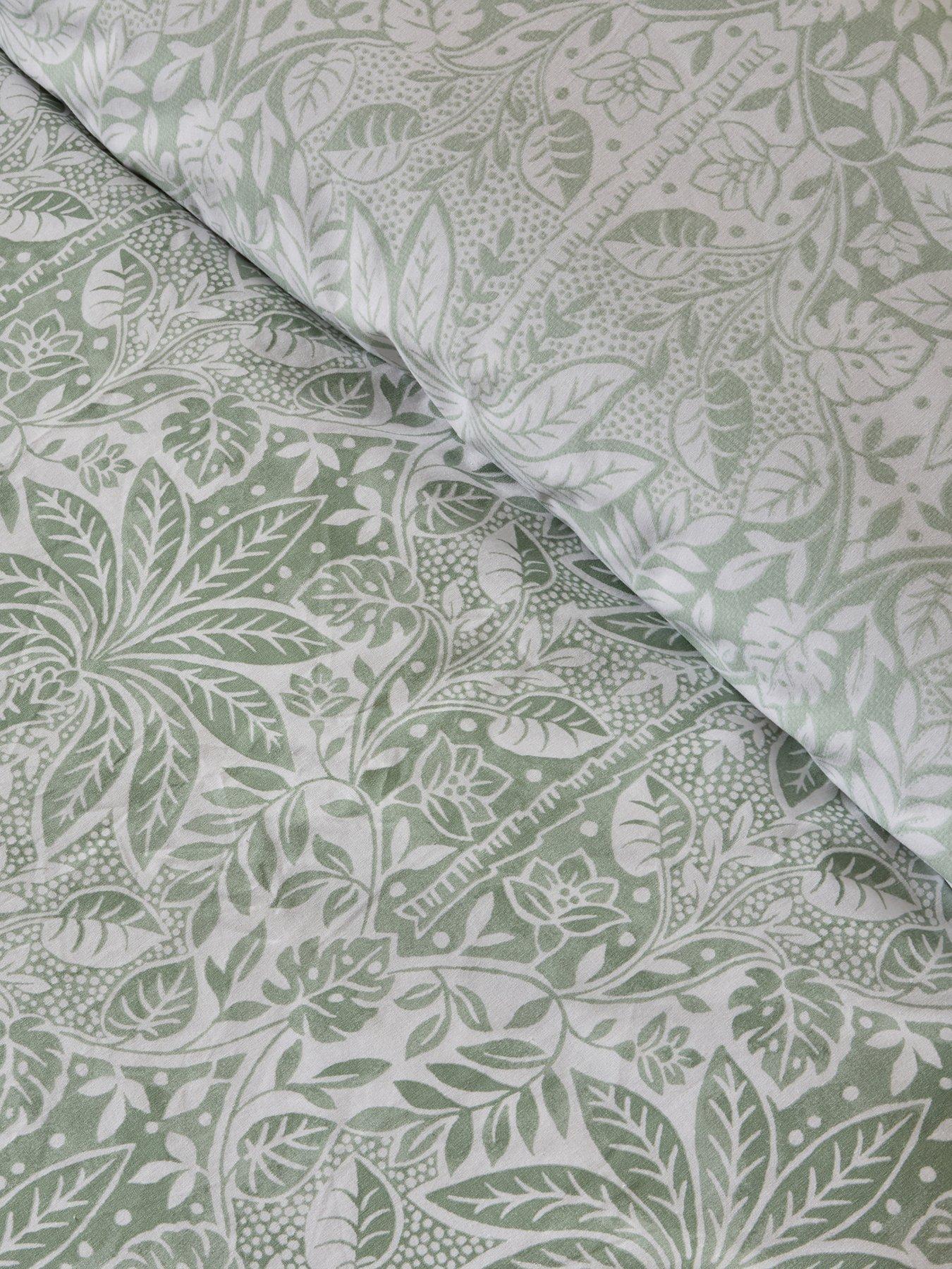 Image 4 of 5 of The Very Collection Deco Palm Printed Duvet Set