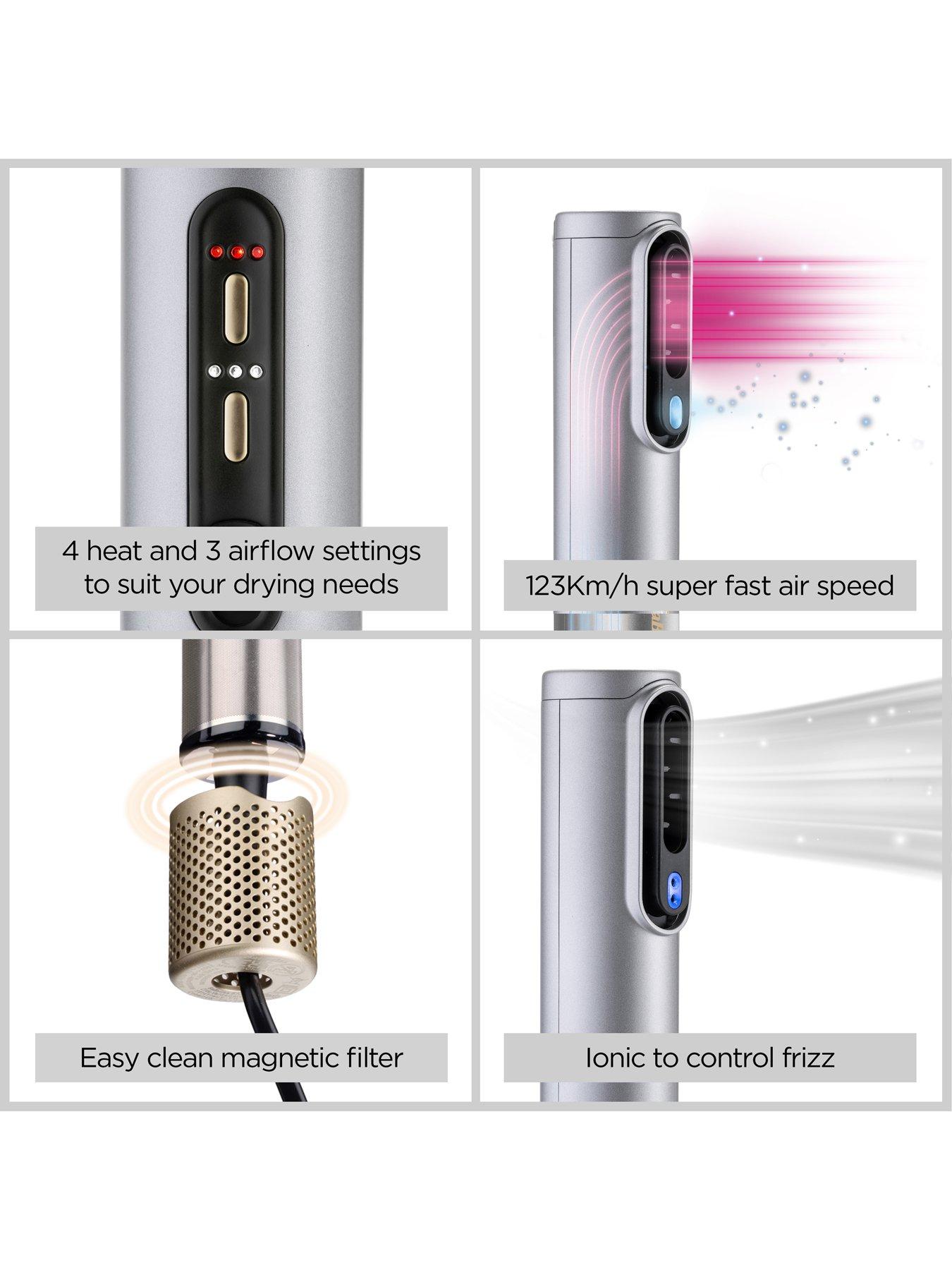 Image 4 of 6 of BaByliss Air Wand Limited Edition Hair Dryer, Curl Stretch, Smoothing and Volumising All-in-One