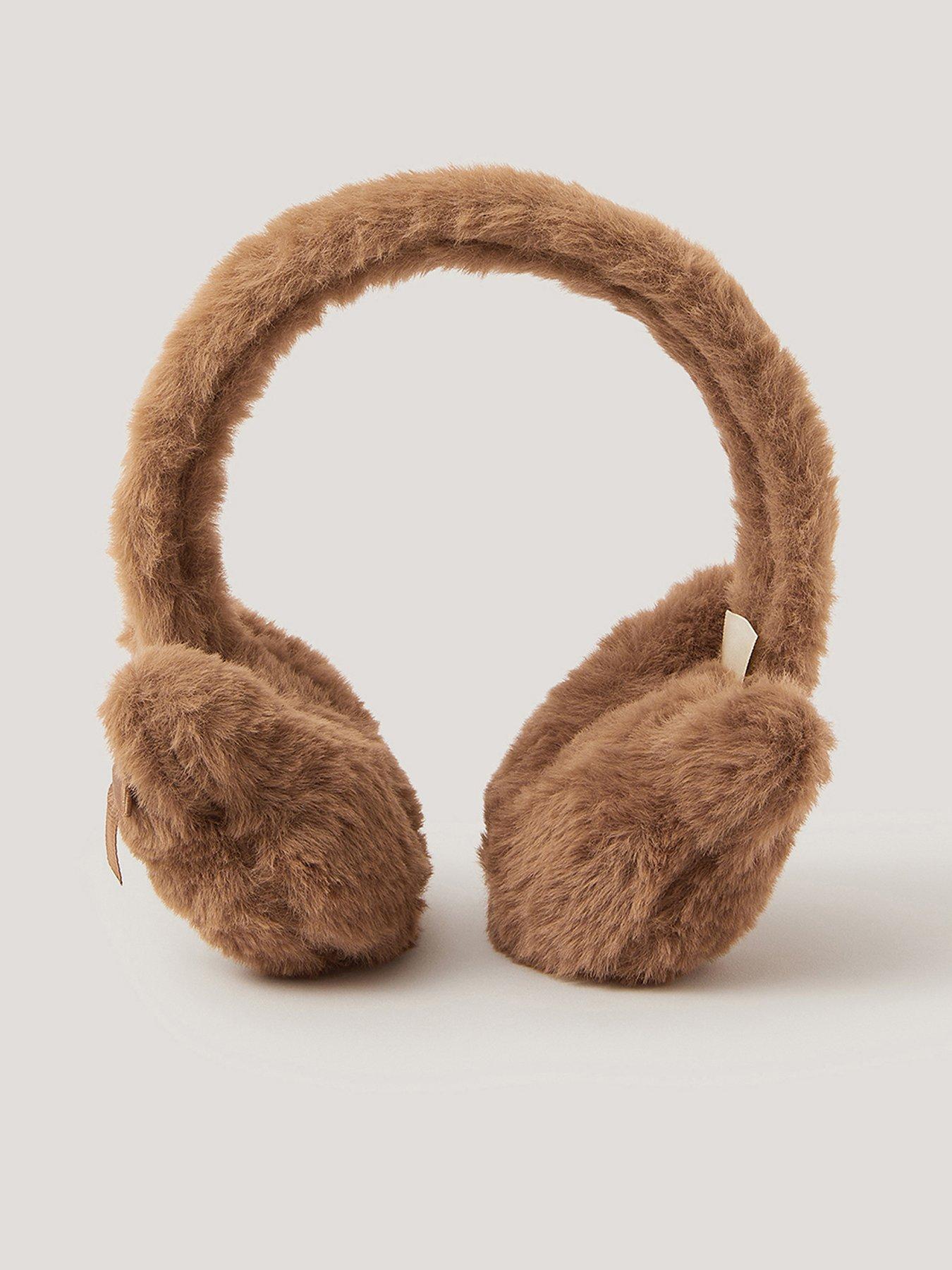 monsoon-girls-bow-bear-earmuffs-brown