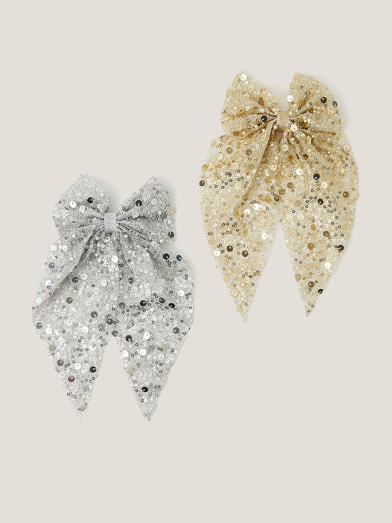 undefined Girls 2 Pack Sequin Hair Bows - Multi