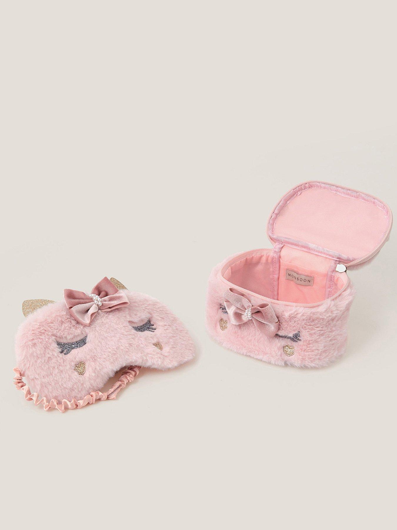 Image 2 of 3 of Monsoon Girls Beau Unicorn Sleep Set - Pink