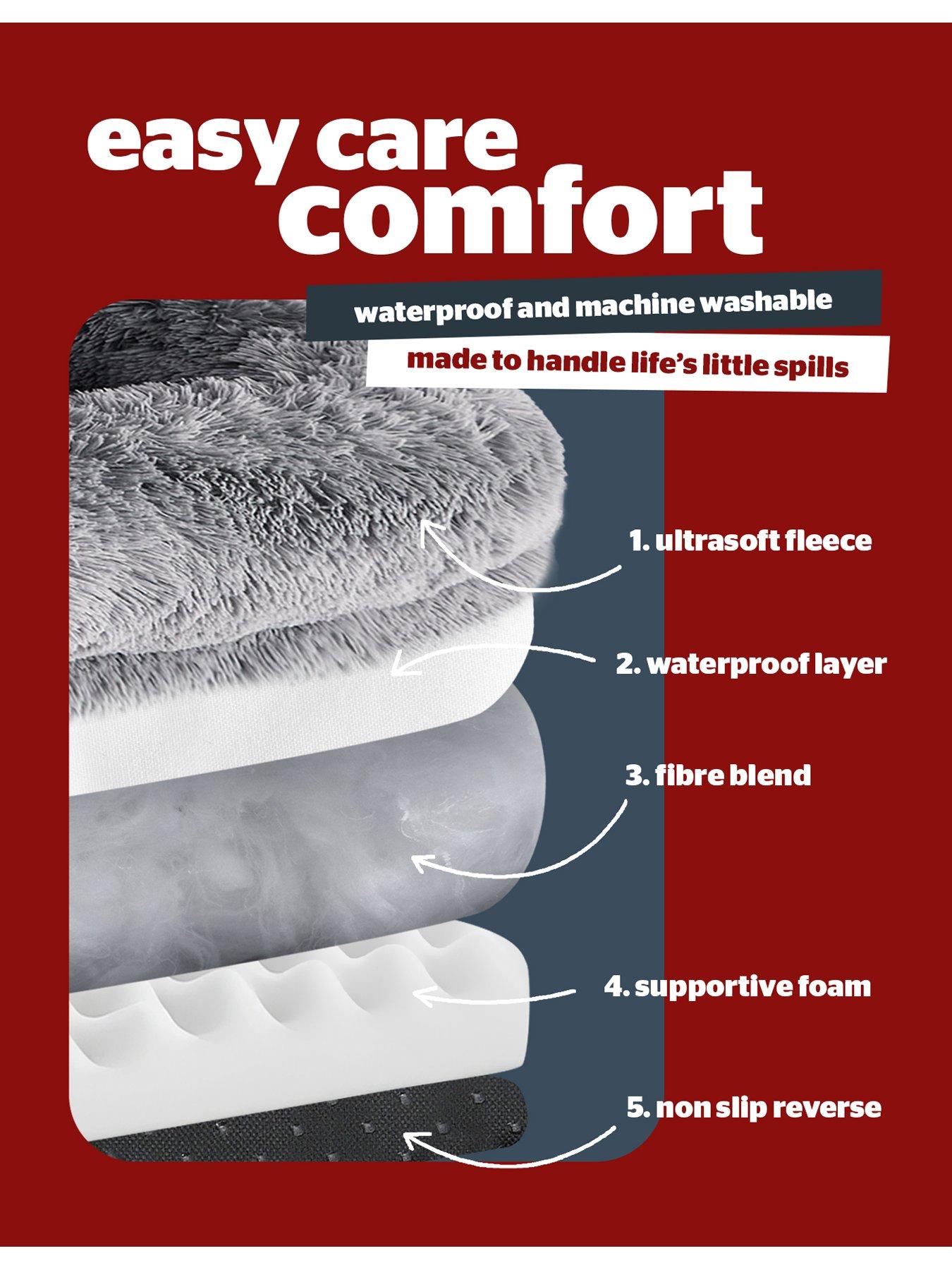  image of silentnight-snugglepod-human-pet-bed-grey