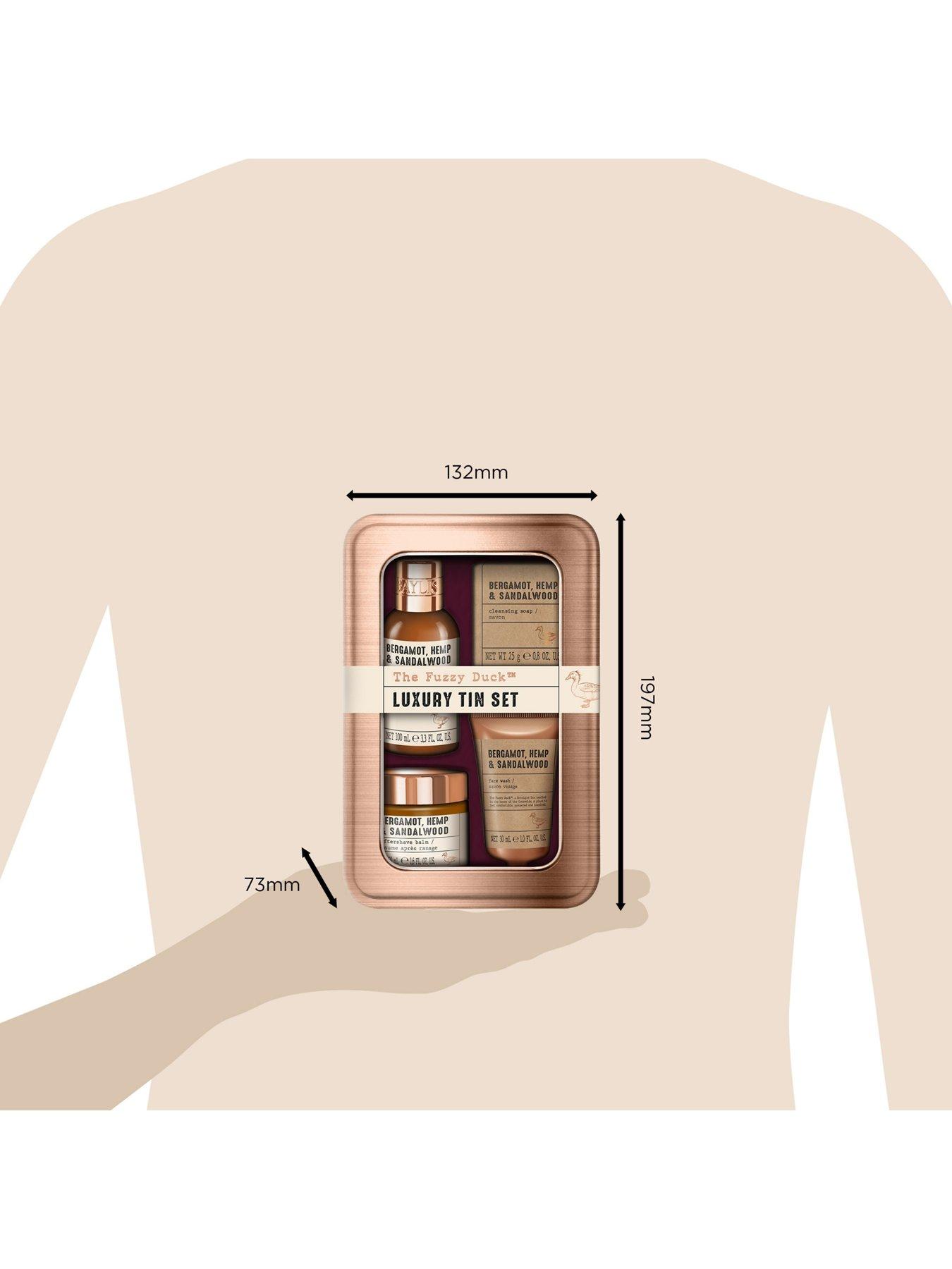 Image 4 of 4 of BAYLIS & HARDING The Fuzzy Duck Bergamot, Hemp &amp; Sandalwood Men's Luxury Grooming Tin Gift Set
