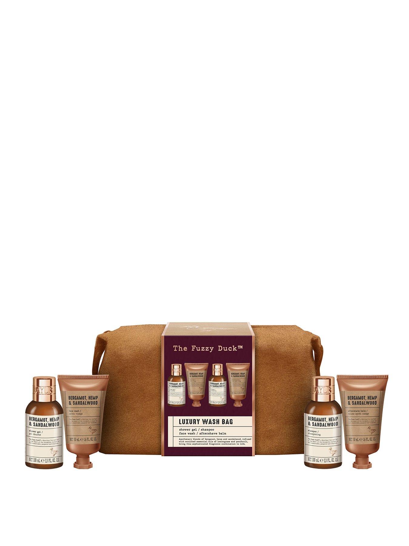 BAYLIS & HARDING The Fuzzy Duck Bergamot, Hemp & Sandalwood Men's Luxury Wash Bag Gift Set