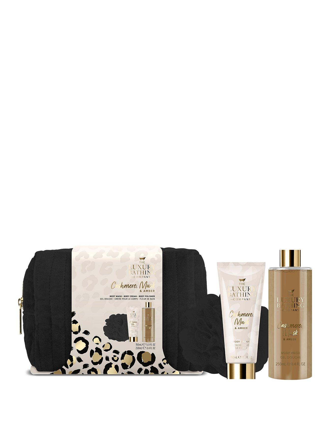 The Luxury Bathing Company Weekend Escape Washbag Set - Cashmere, Amber & Musk
