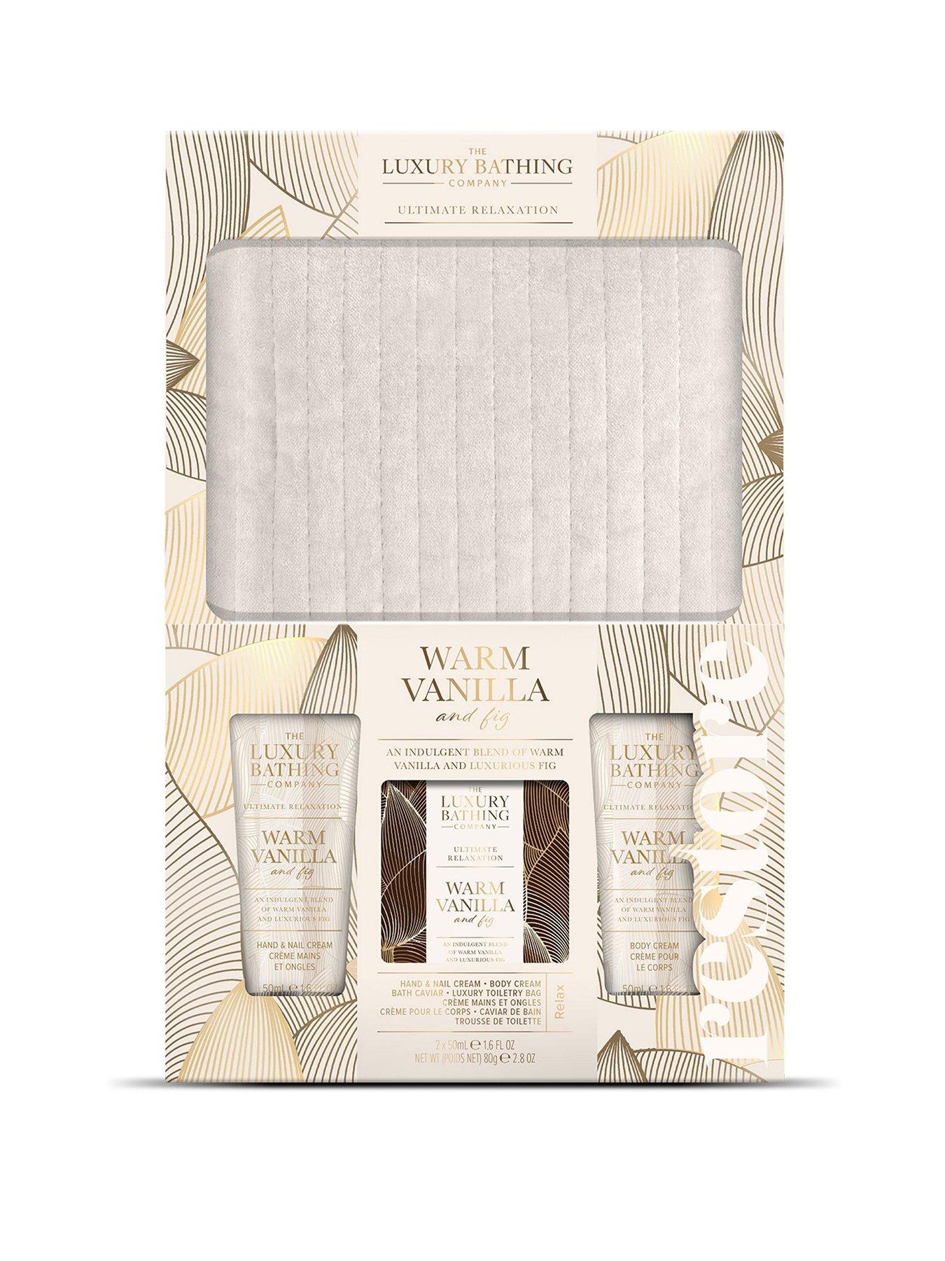 undefined Calm & Comfort Vevlet Pouch Set - Warm Vanilla & Fig